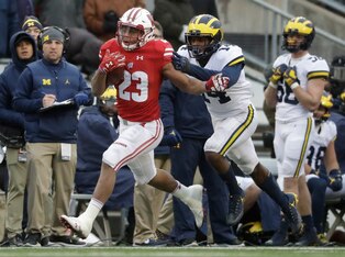 Jonathan Taylor had an excellent freshman season in Wisconsin's backfield.