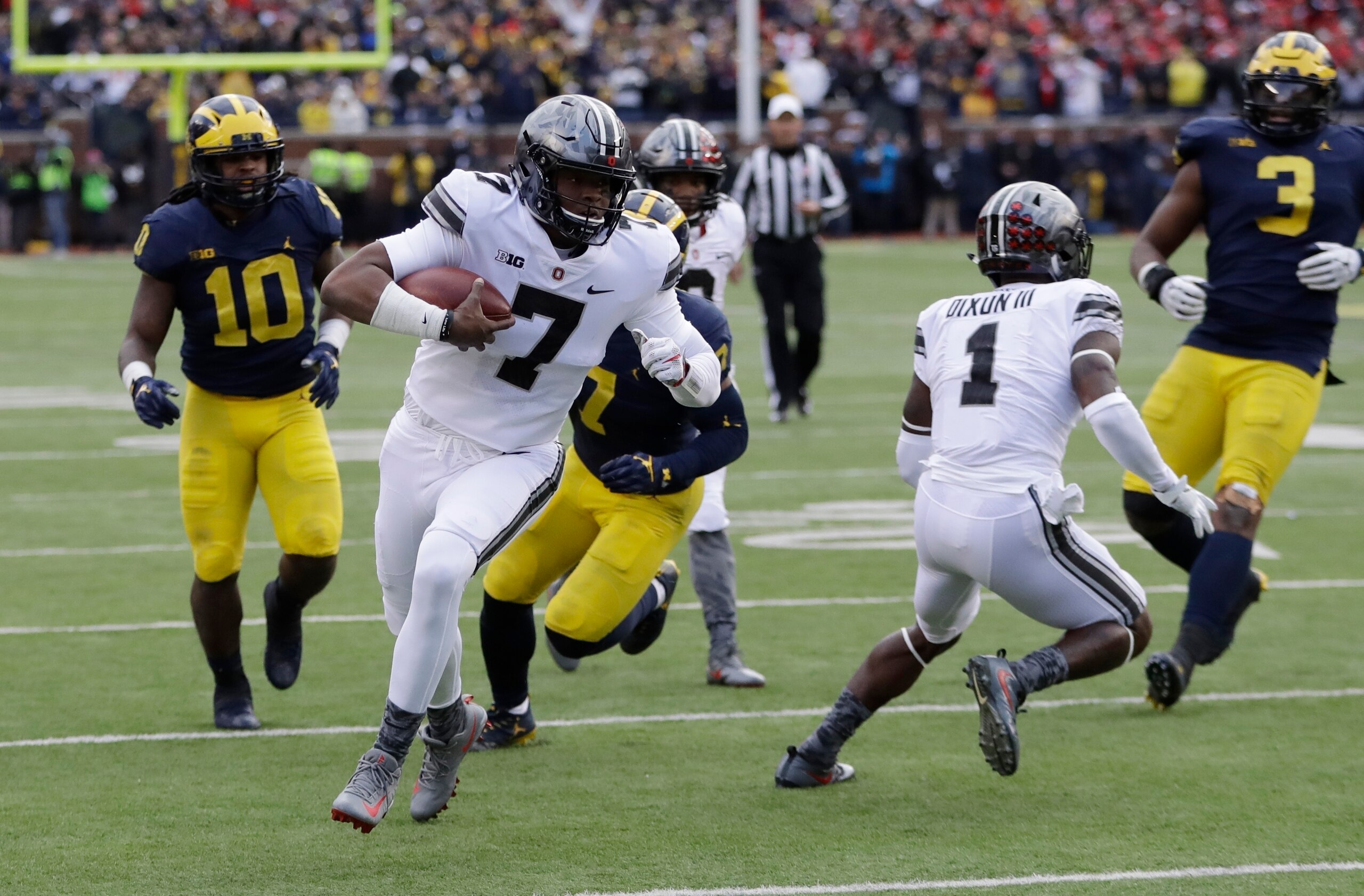 Dwayne Haskins should have a much more prominent role next fall for Ohio State. Dwayne Haskins should have a much more prominent role next fall for Ohio State.