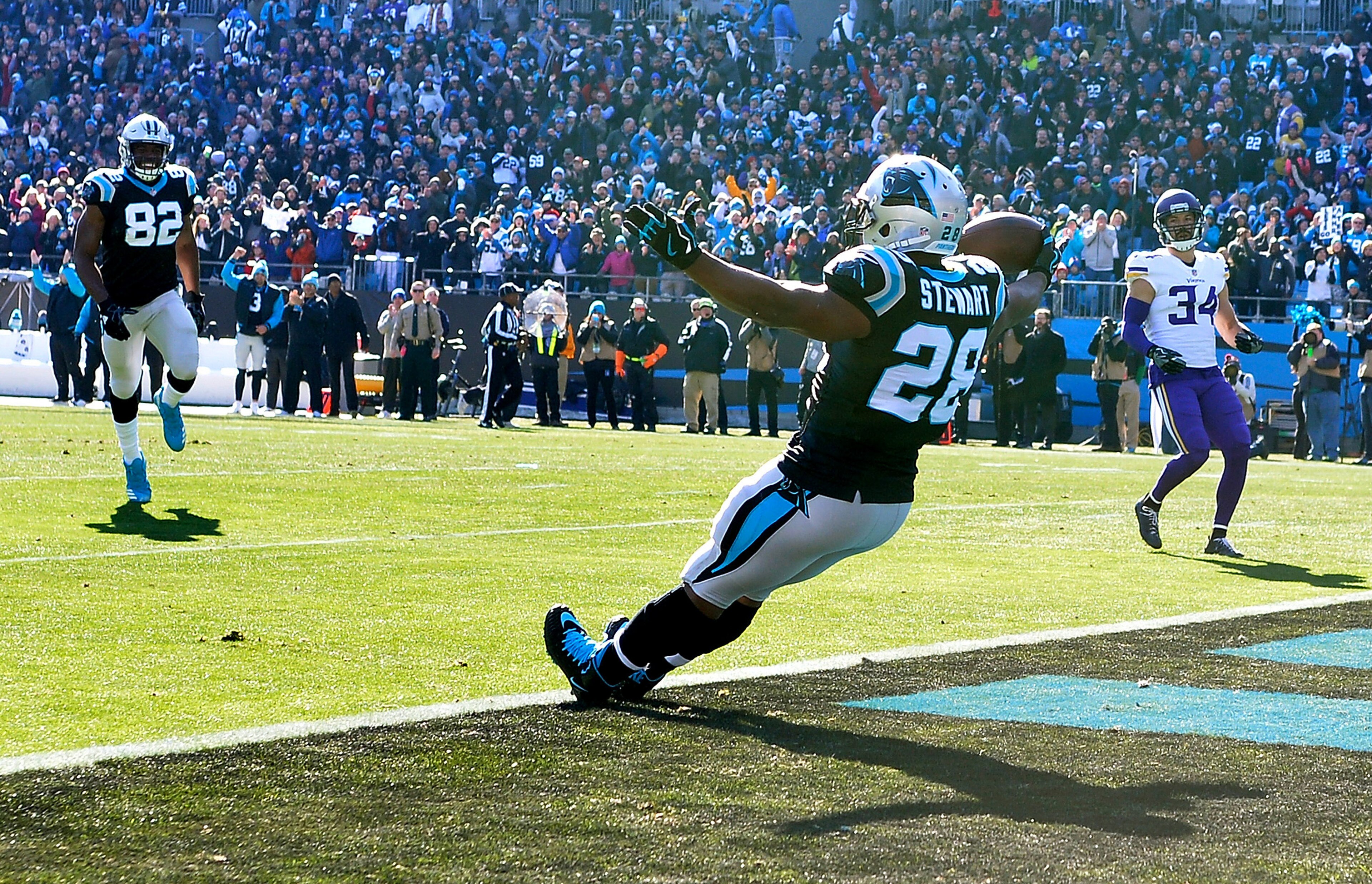 Jonathan Stewart's biggest game of the season came in Week 15.