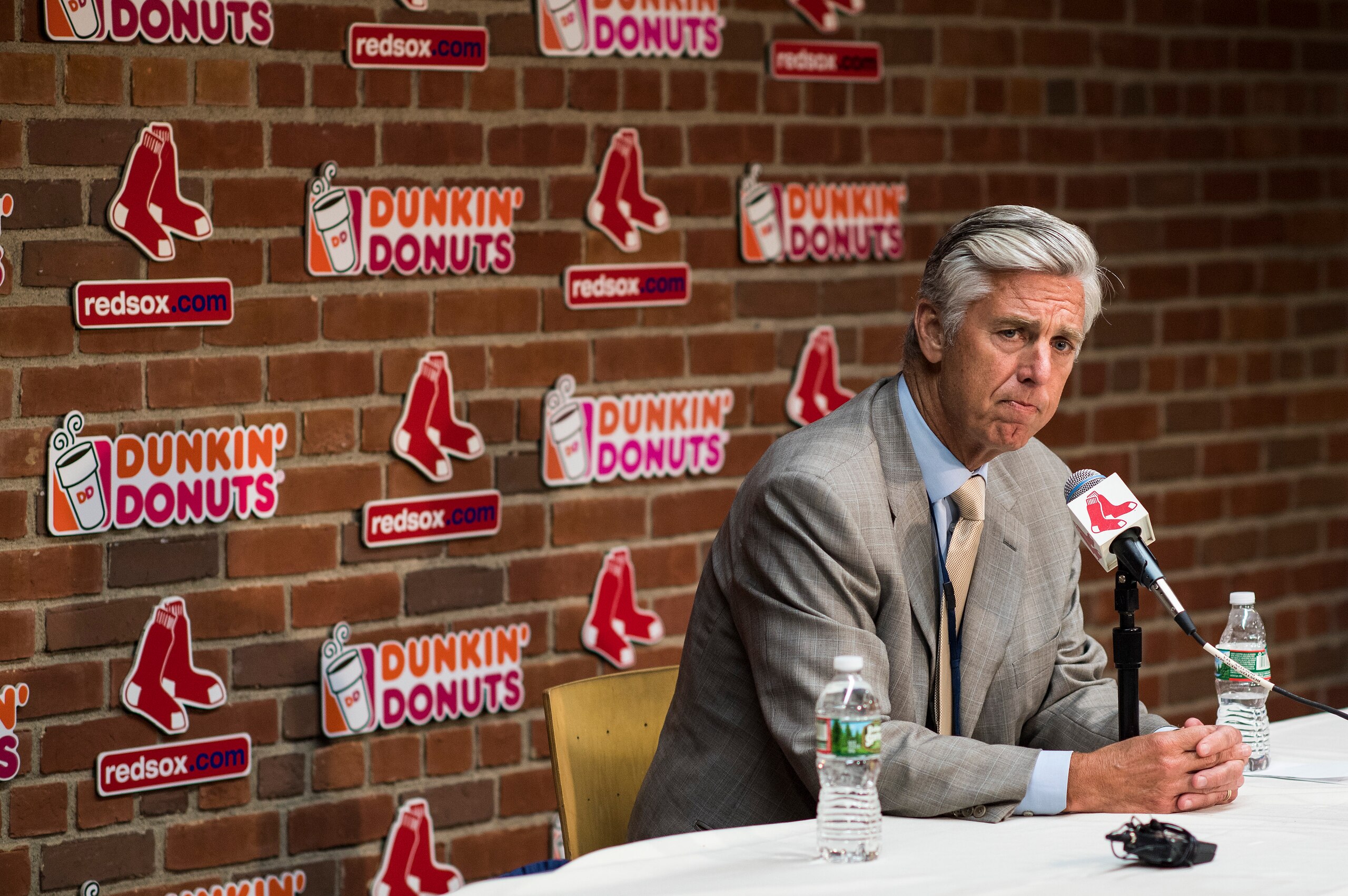 Red Sox president of baseball operations Dave Dombrowski has yet to answer the Giancarlo Stanton trade.