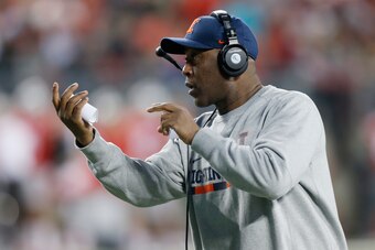 Lovie Smith has struggled so far in his return to college football.