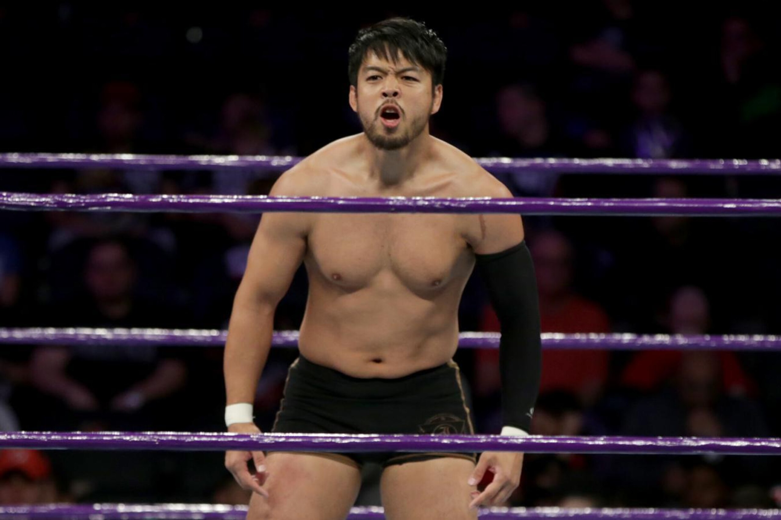 Hideo Itami has finally arrived on 205 Live.