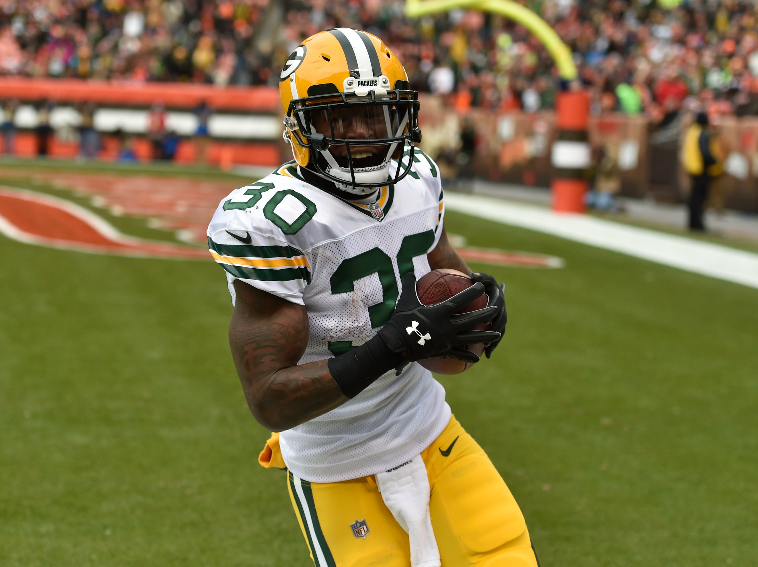 Jamaal Williams couldn't get anything going against the Panthers.