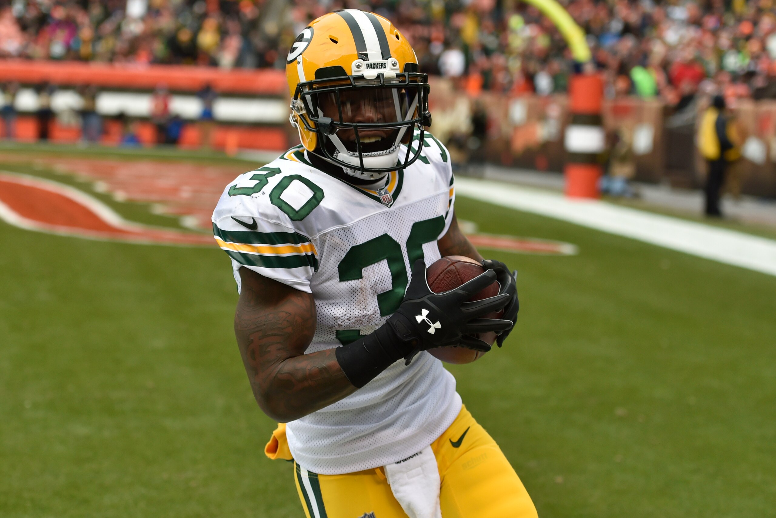 Jamaal Williams was one of three lead backs for the Packers.