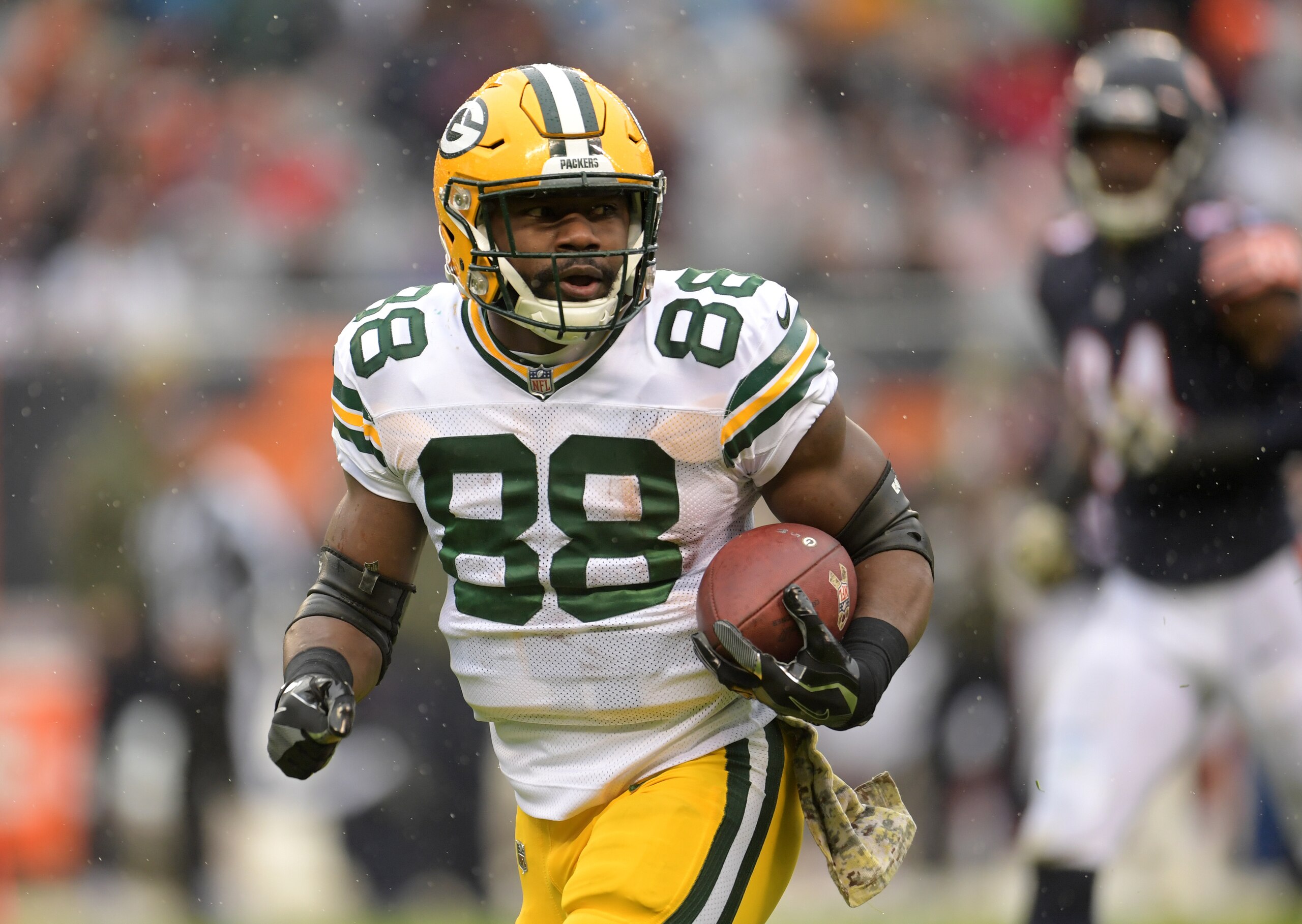 Ty Montgomery couldn't stay on the field.