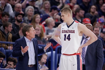 Mark Few and Jacob Larsen