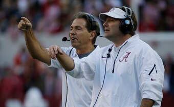 Nick Saban and Kirby Smart