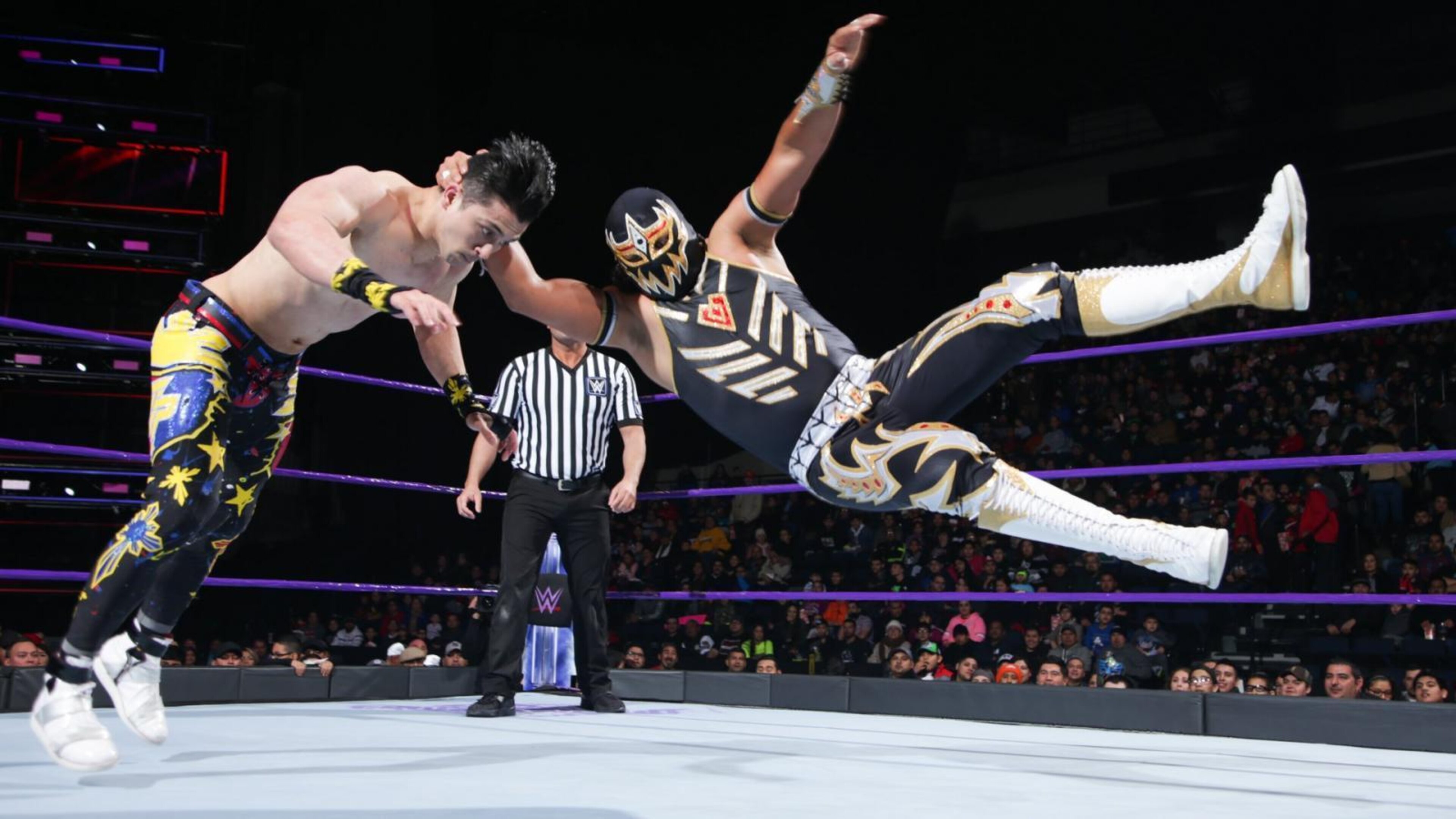 Gran Metalik takes TJP for a ride.