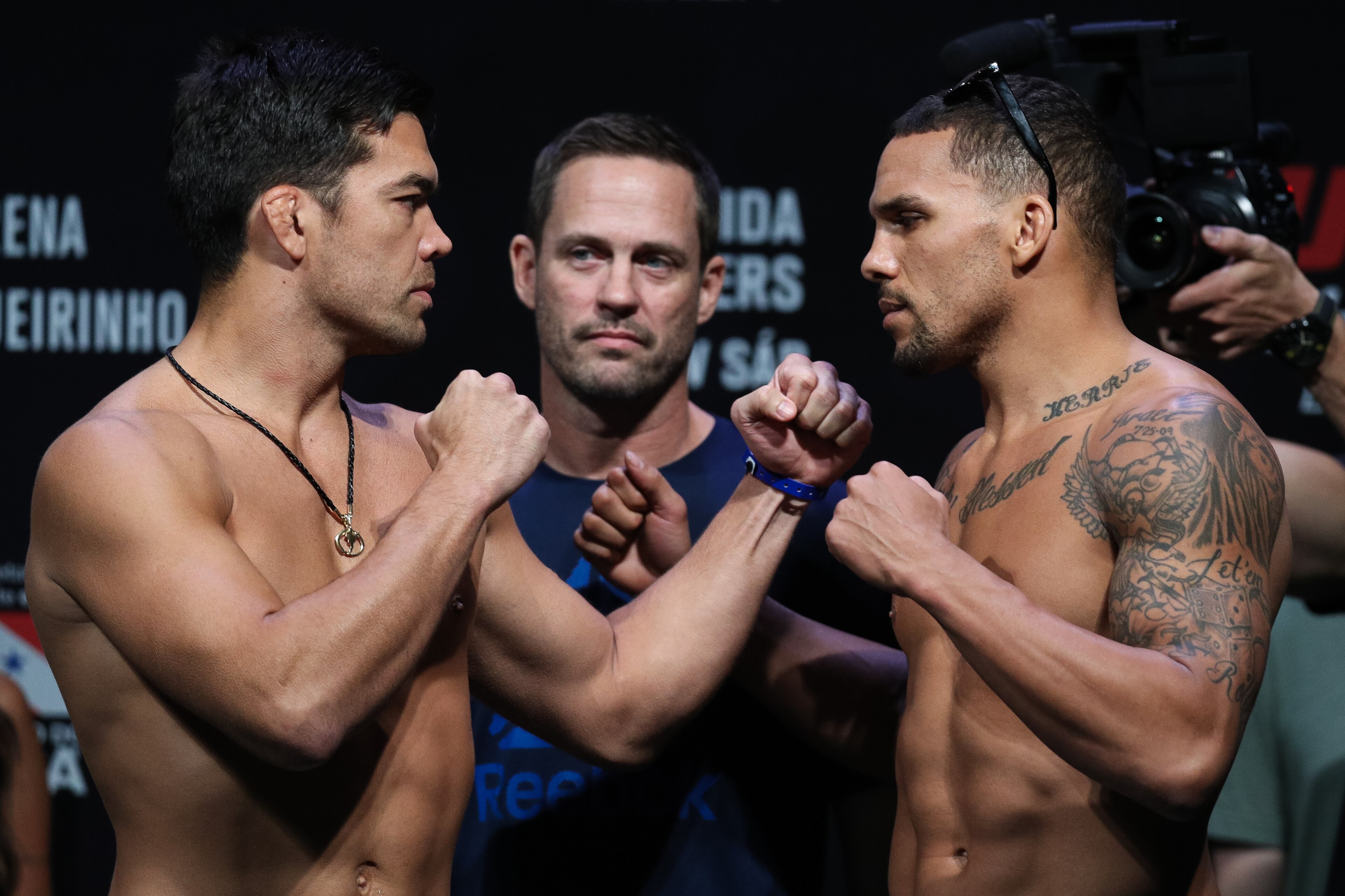 Lyoto Machida (left) and Eryk Anders