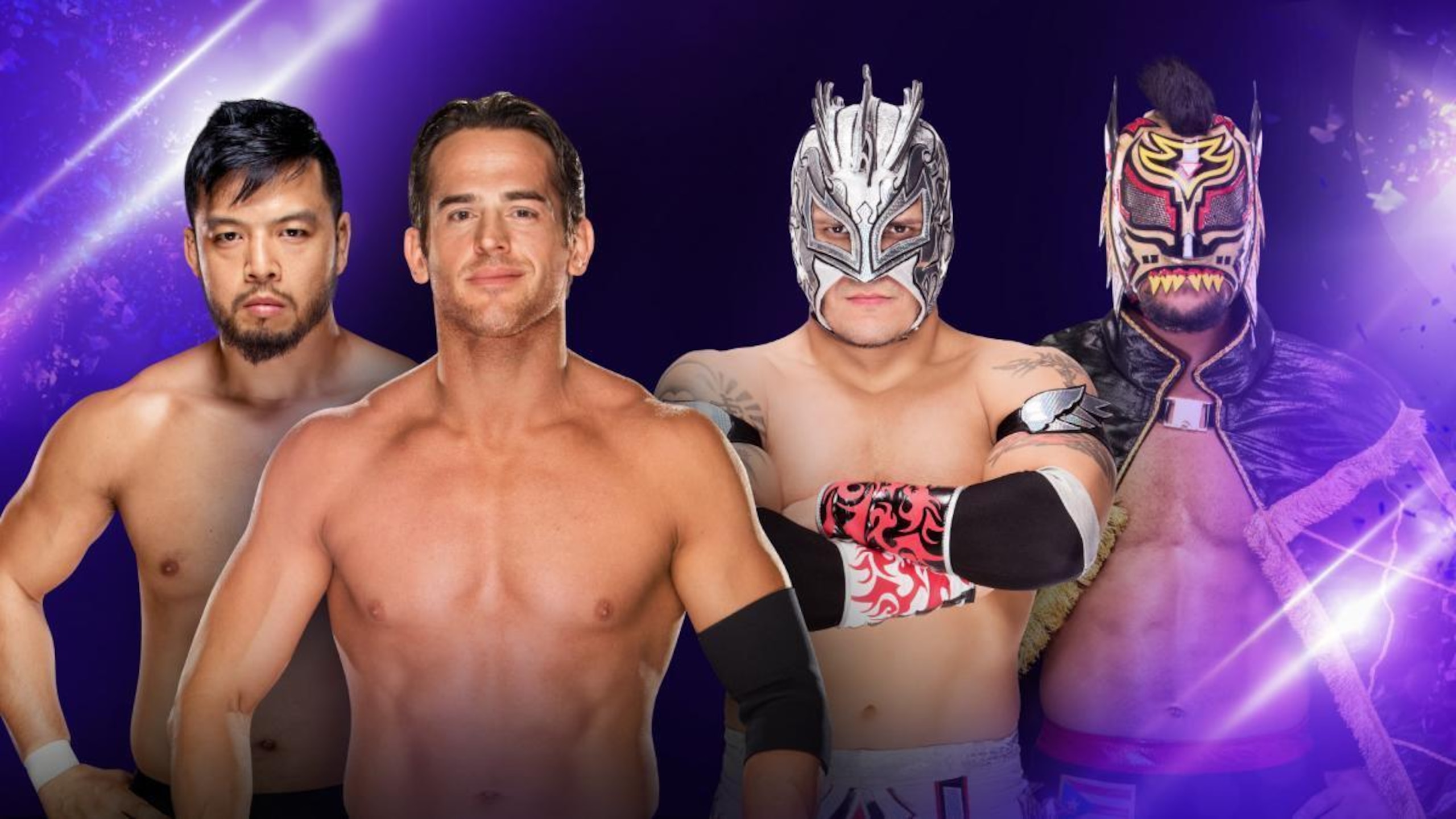 The competitors in this week's Cruiserweight Championship tournament matches