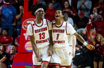 Taveion Hollingsworth (13) and Lamonte Bearden (1)