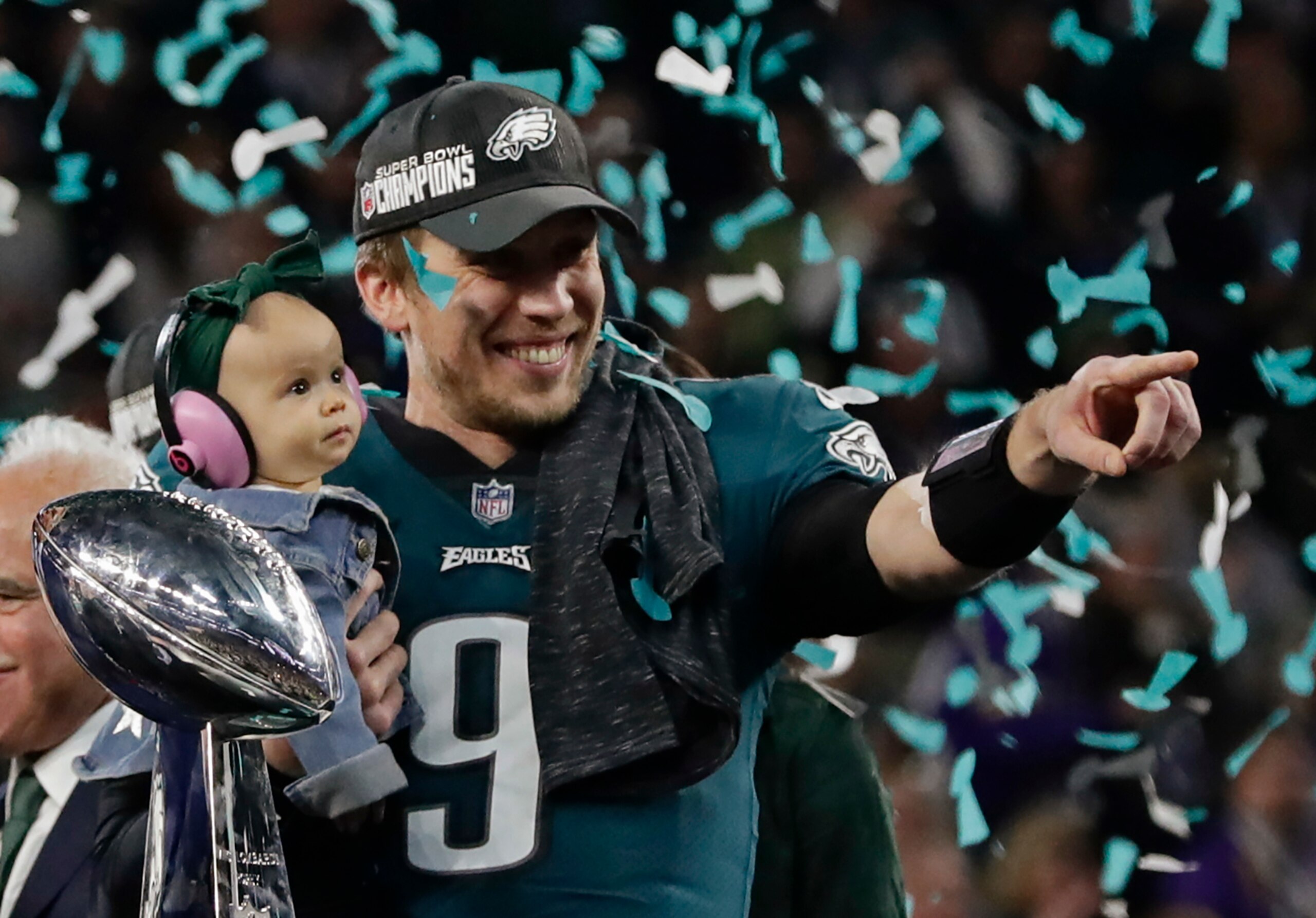 Nick Foles threw for 373 yards in Super Bowl LII.