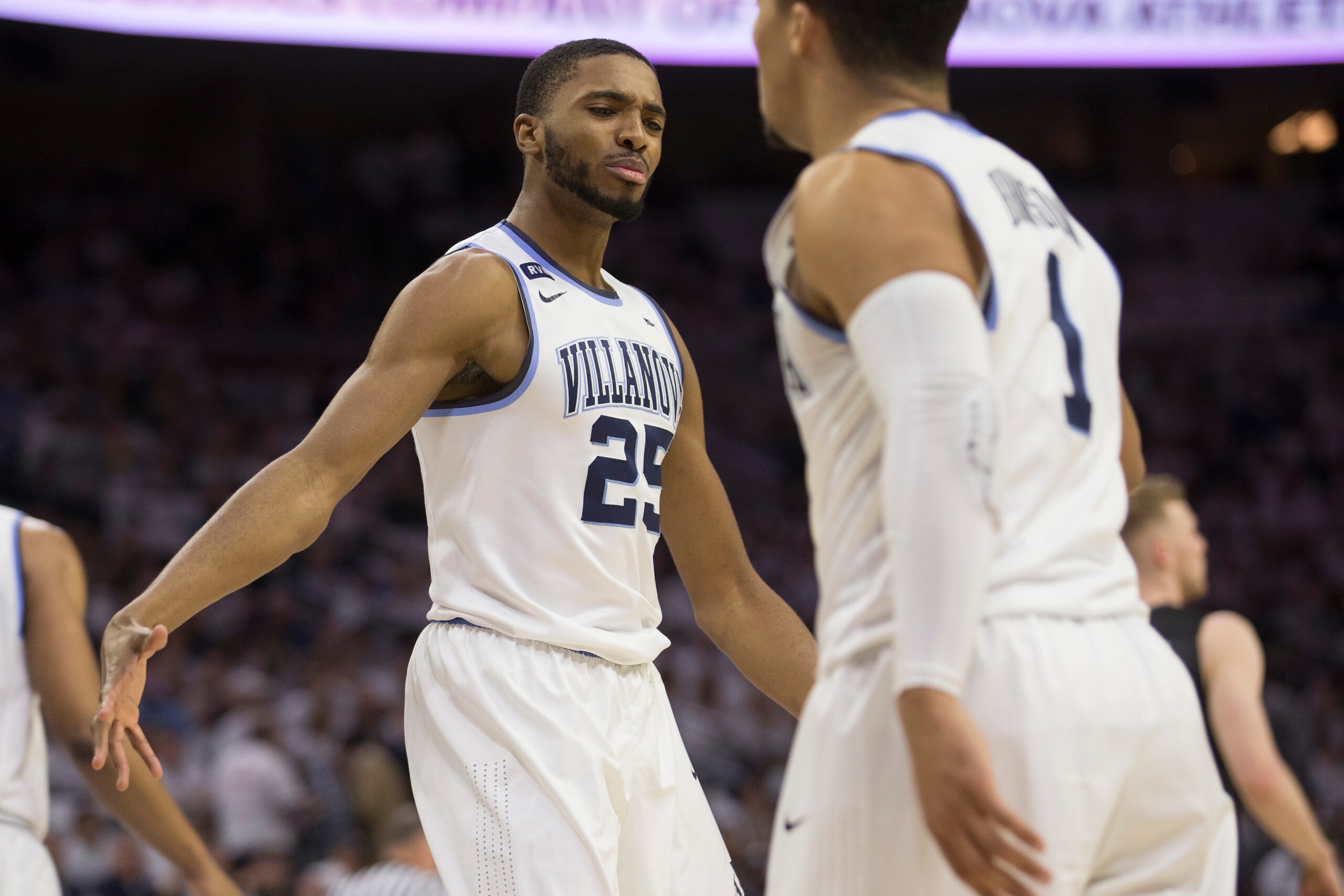 Villanova's Mikal Bridges (25) and Jalen Brunson (1) are ready to lead their team deep into the NCAA tournament.