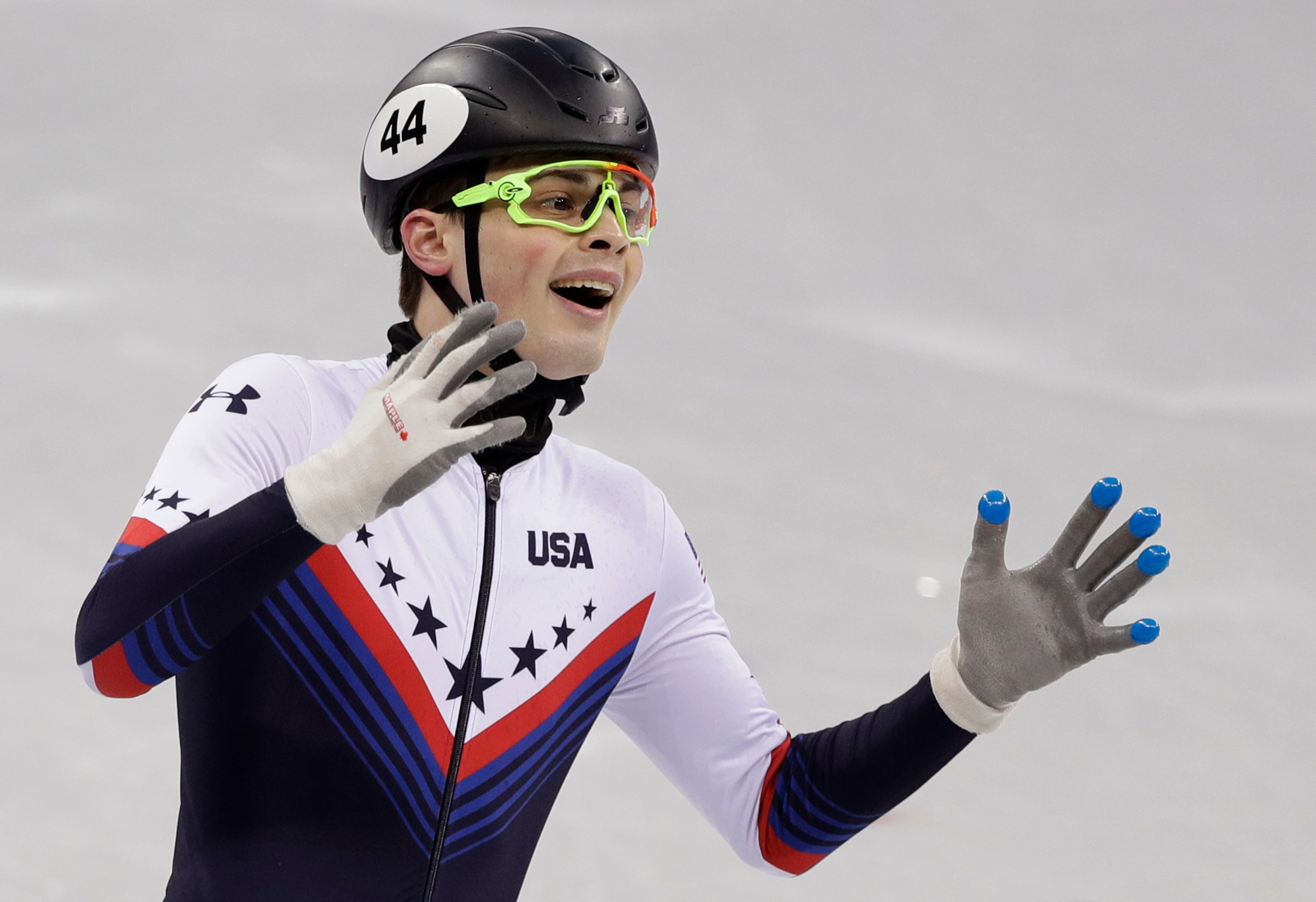 John-Henry Krueger won USA's only medal of the day.