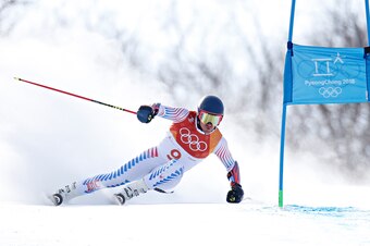 Ted Ligety was unable to assert himself in the giant slalom.