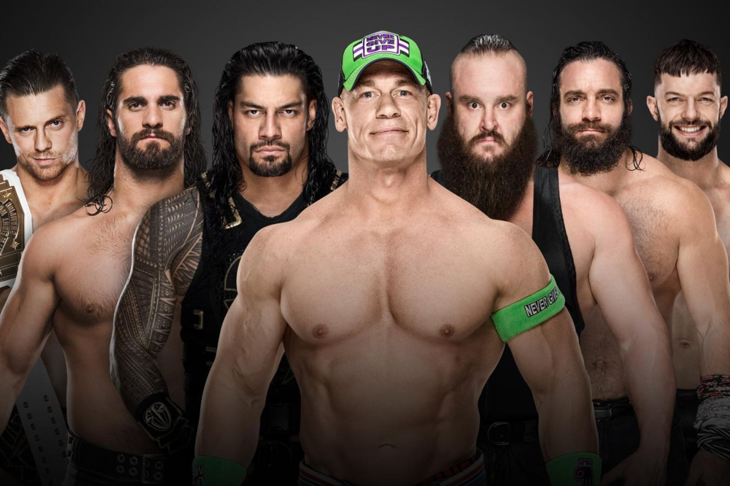 The Miz, Seth Rollins, Roman Reigns, John Cena, Braun Strowman, Elias and Finn Balor will battle inside the Elimination Chamber.