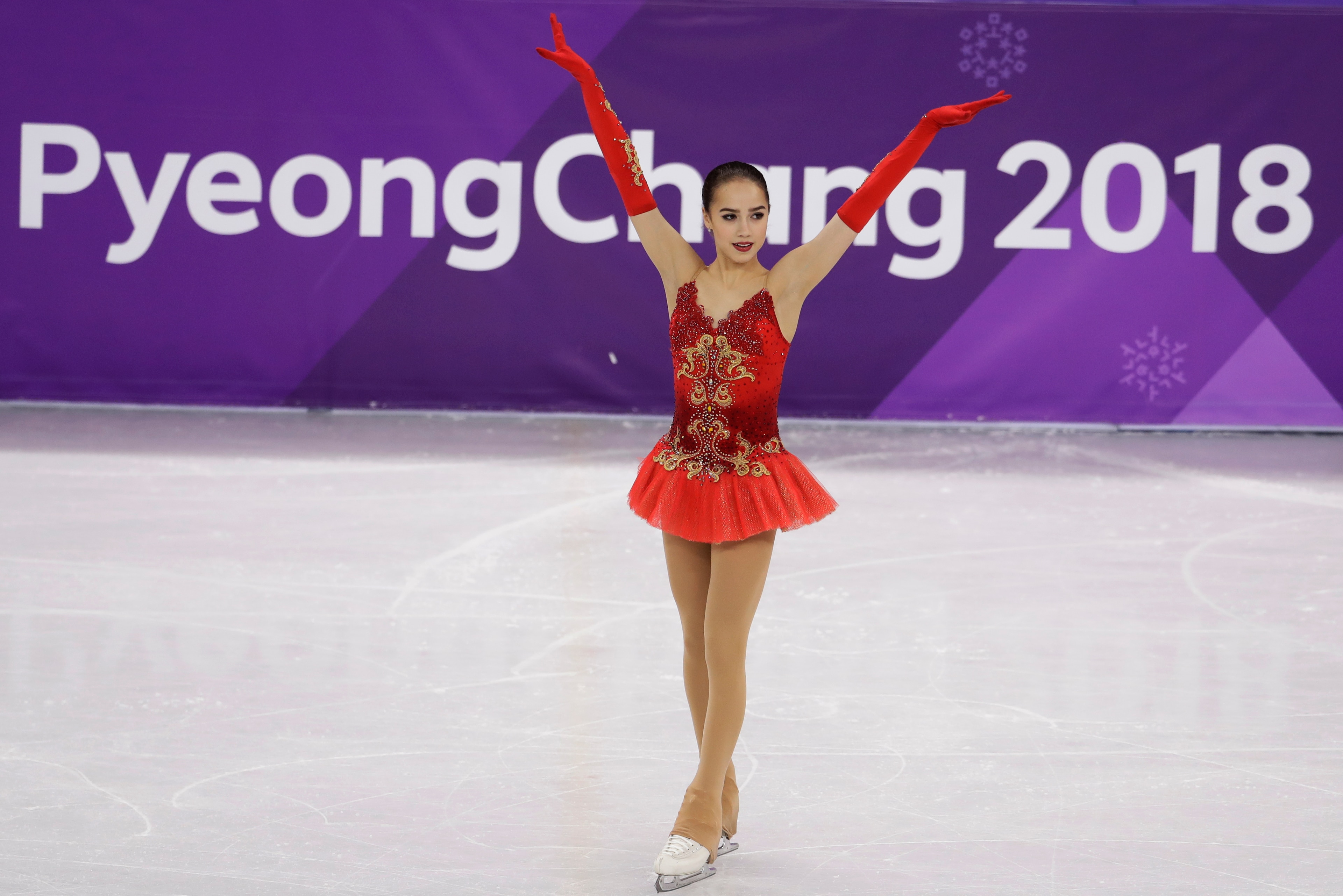 15-year-old Russian Alina Zagitova won gold in women's singles.