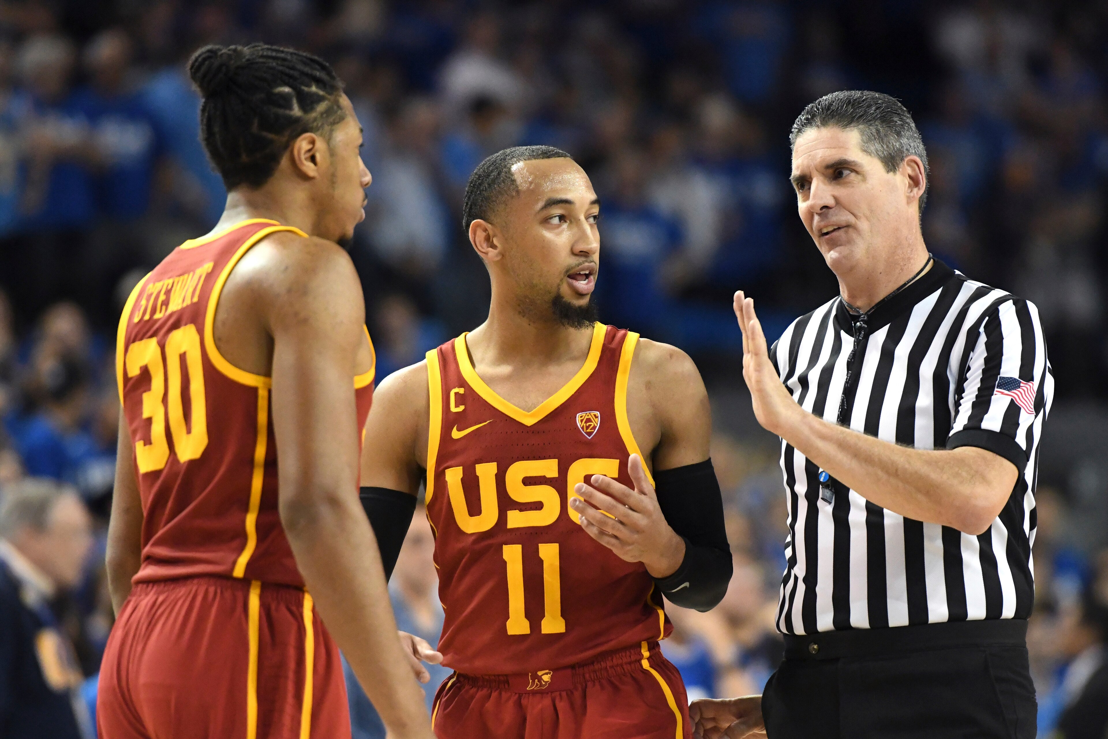 Jordan McLaughlin and Elijah Stewart