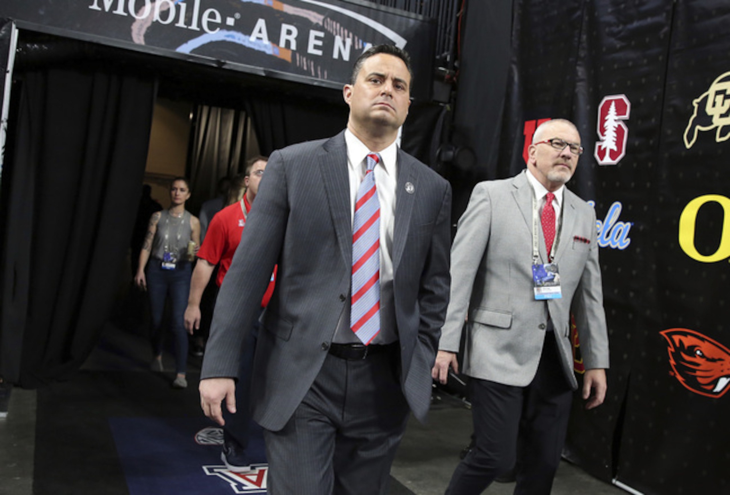 Arizona head coach Sean Miller