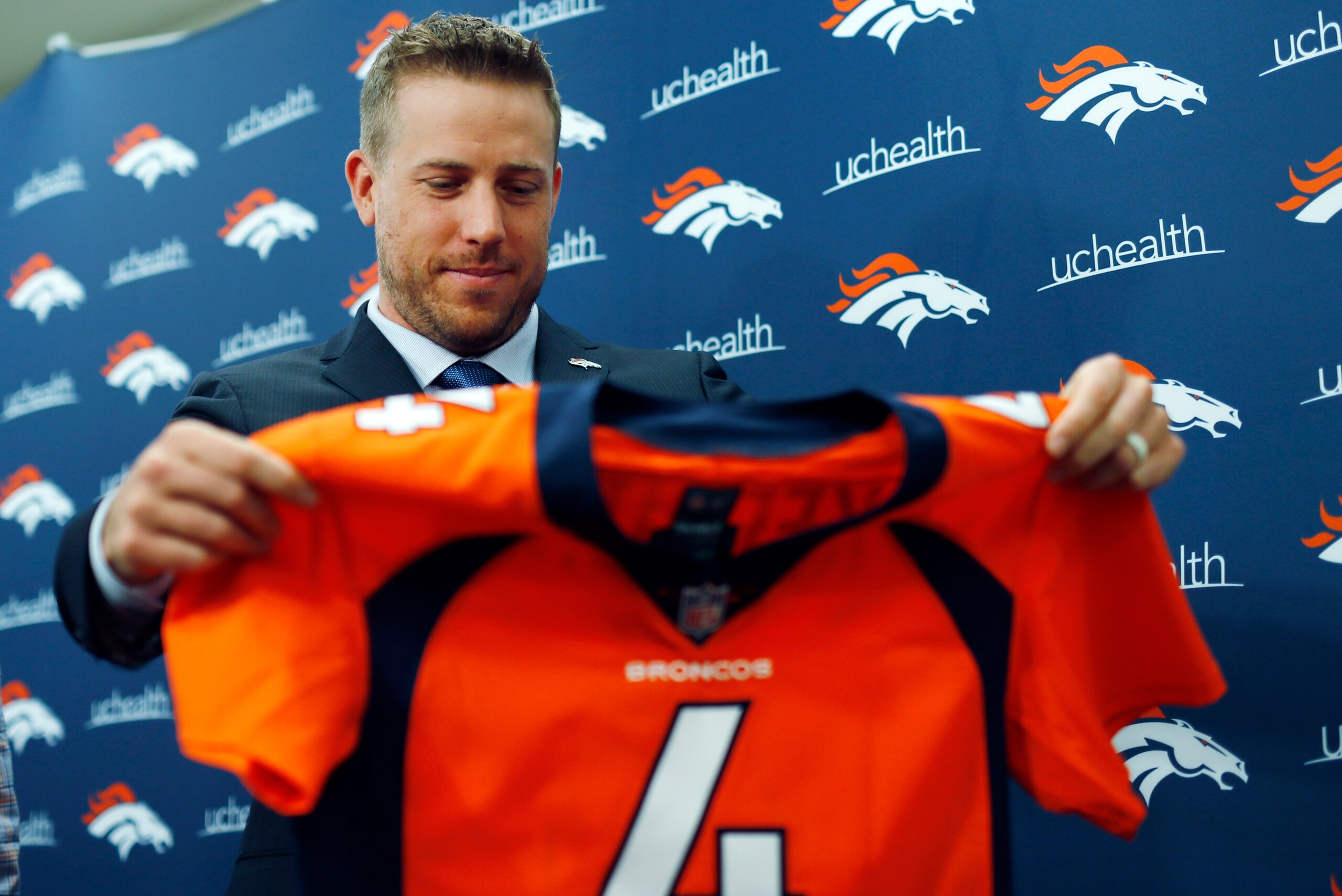 Denver Broncos quarterback Case Keenum