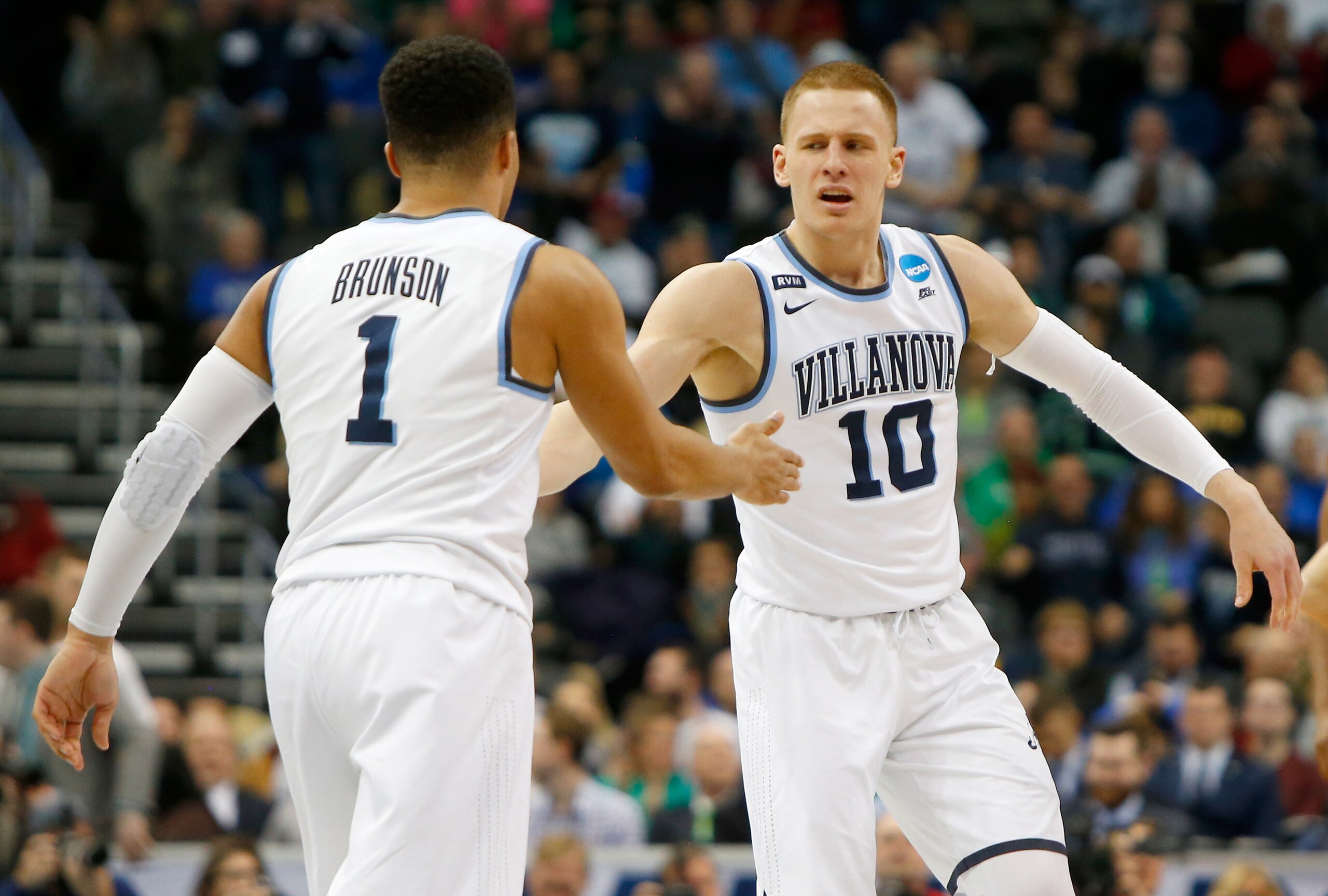 Jalen Brunson and Donte DiVincenzo