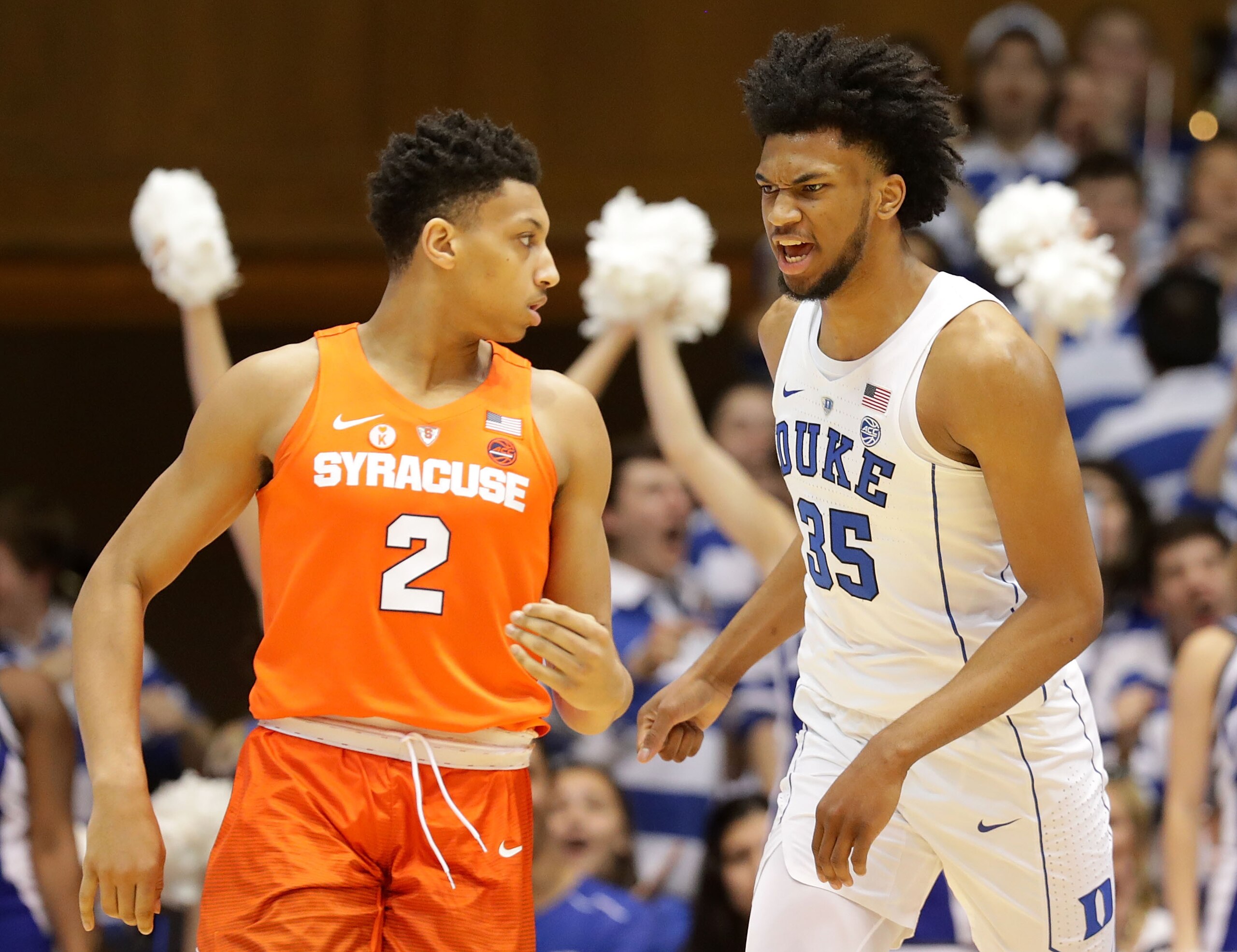 Duke and Syracuse have an all-ACC Sweet 16 matchup on Friday.