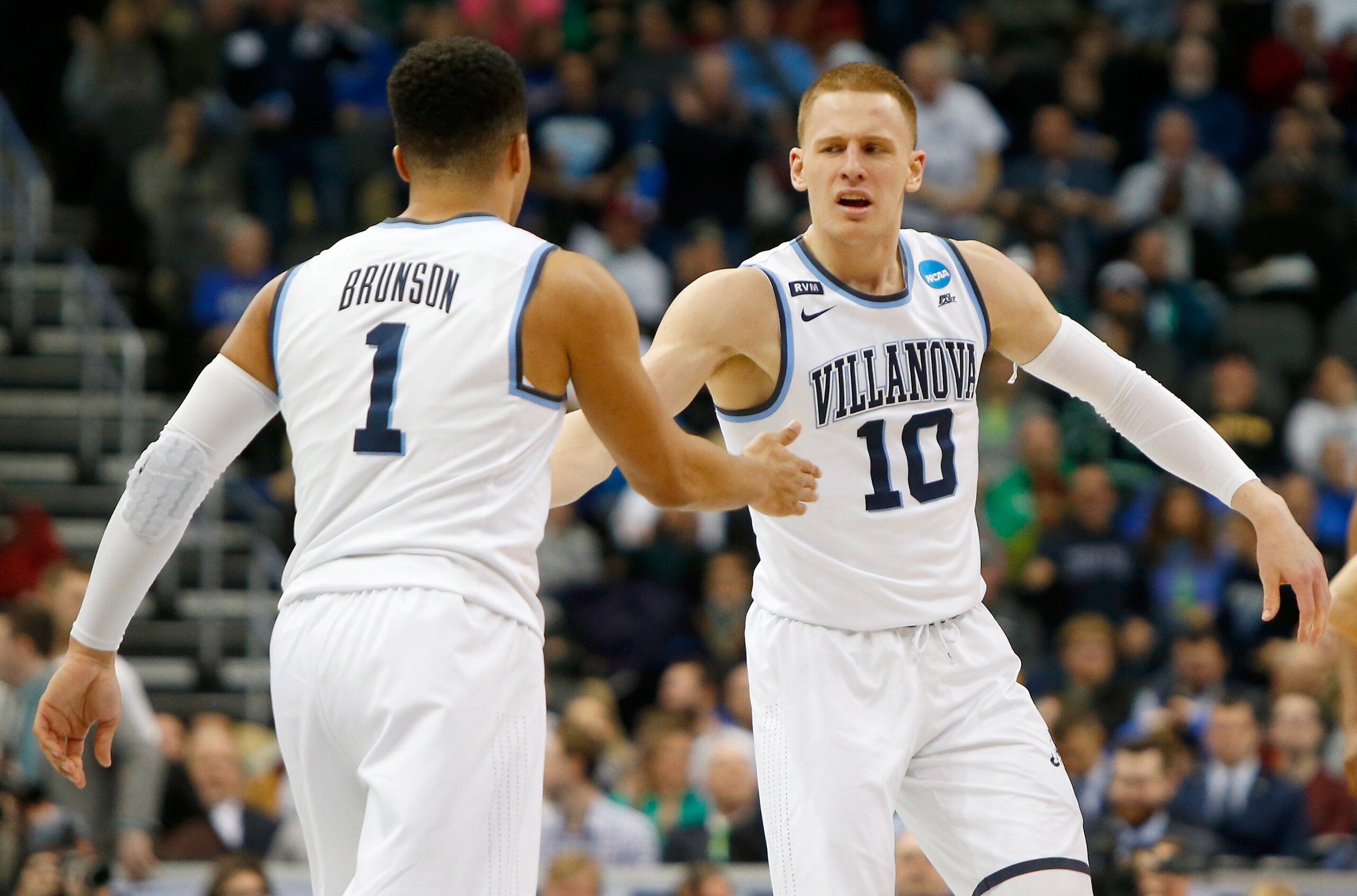 Jalen Brunson and Donte DiVincenzo