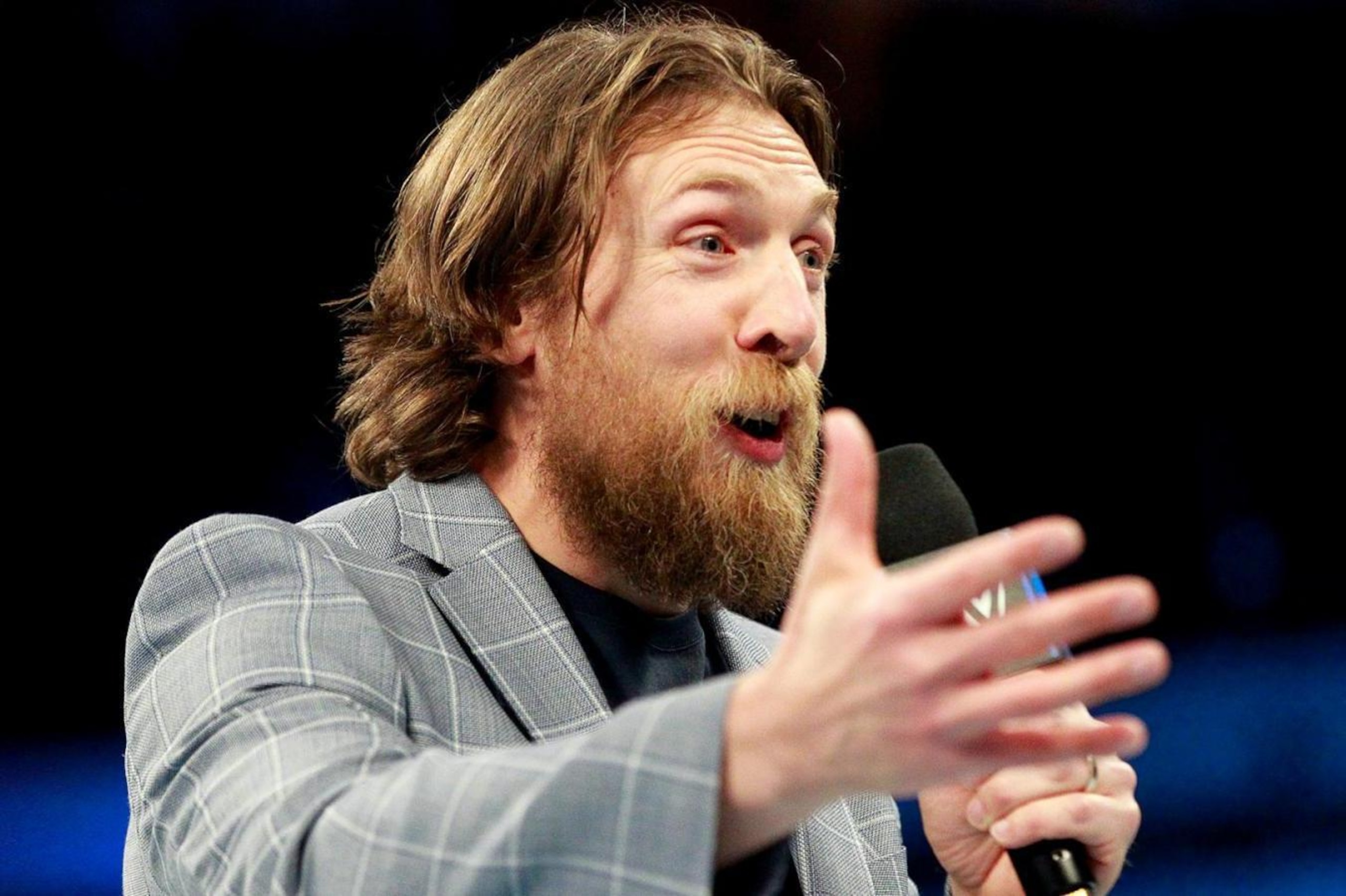 Daniel Bryan announcing his return to the ring on WWE SmackDown Live.