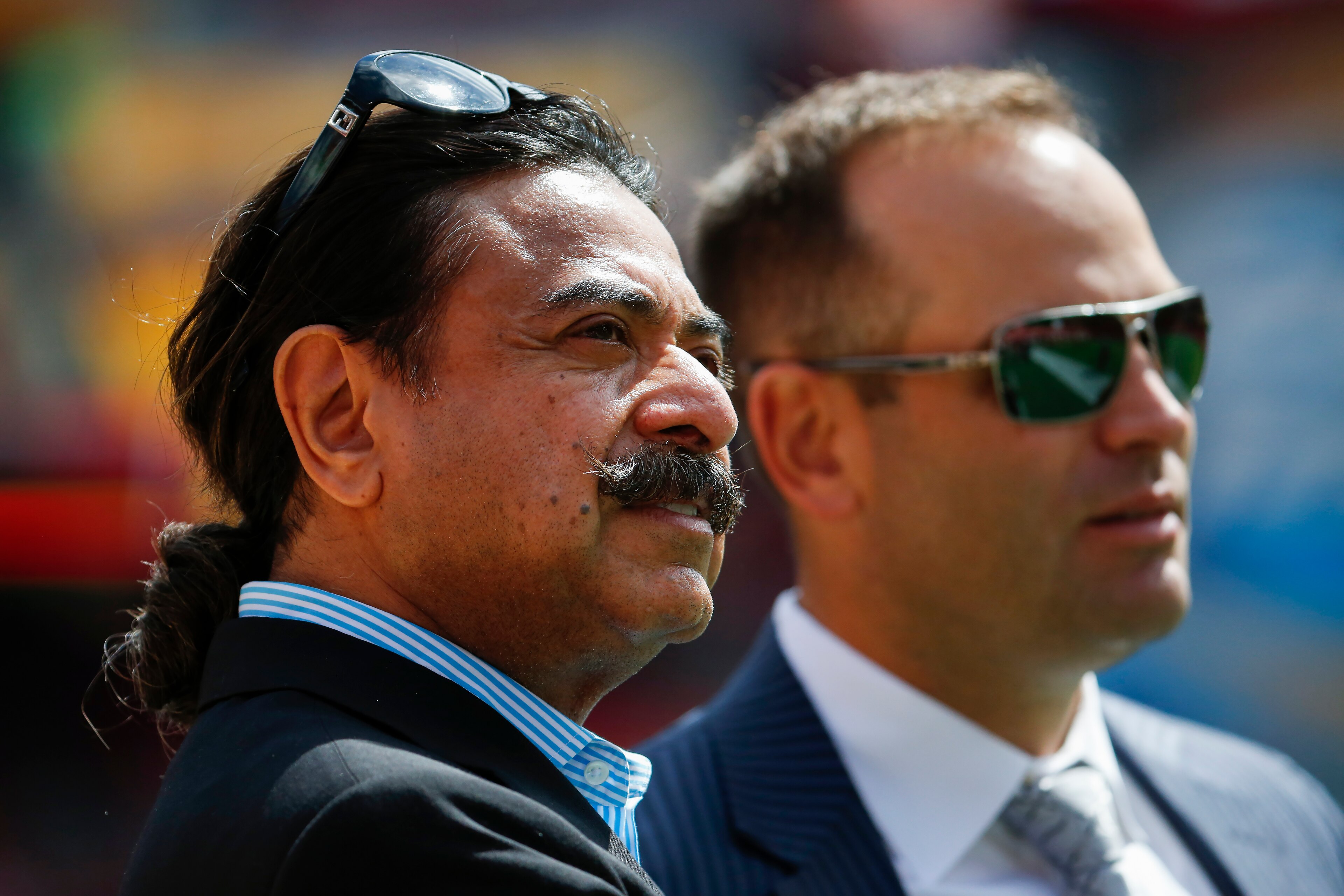 Jags brass Shad Khan and David Caldwell love making splashes. Jags brass Shad Khan and David Caldwell love making splashes.