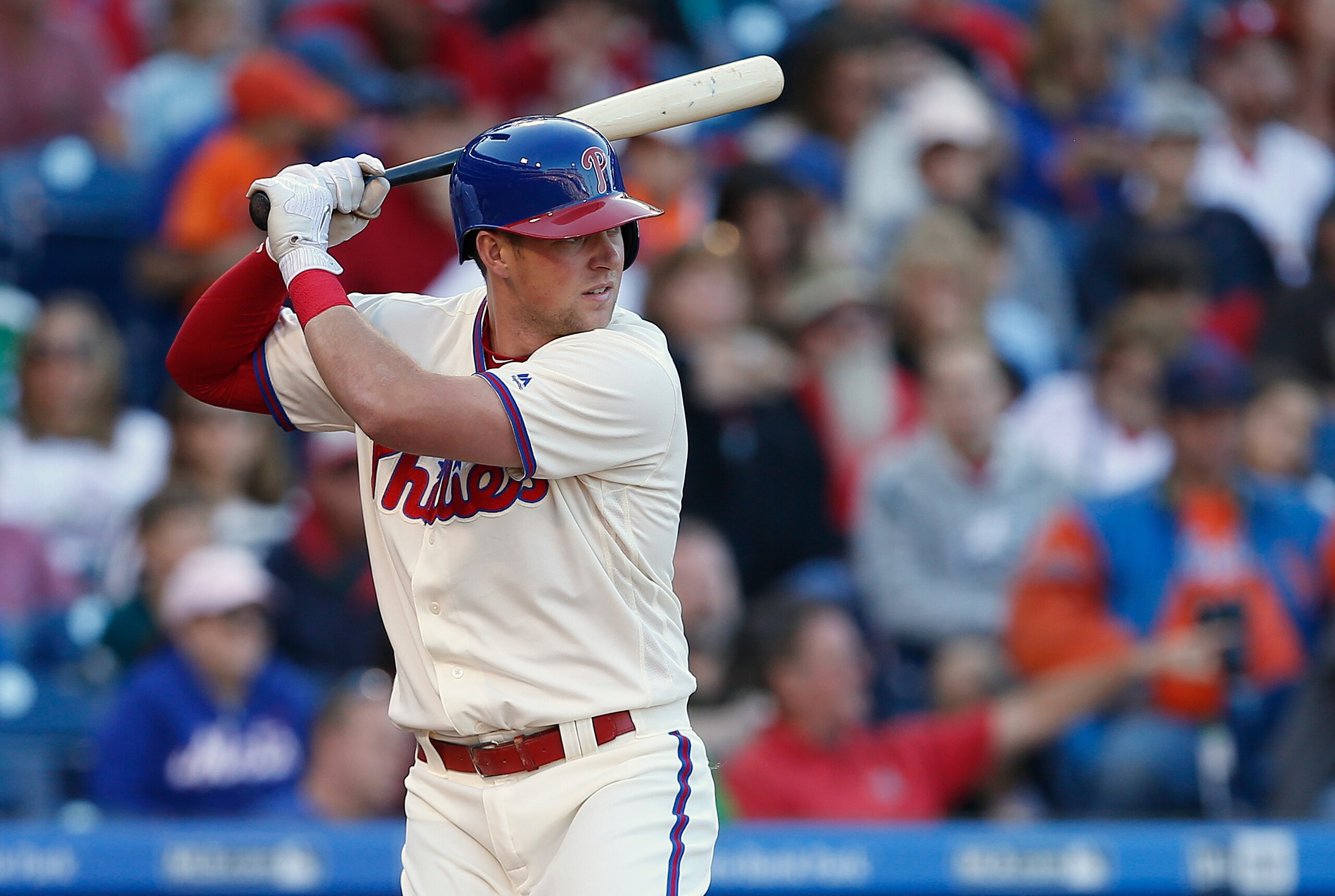 Rhys Hoskins will have a difficult time maintaining last summer's torrid power pace.