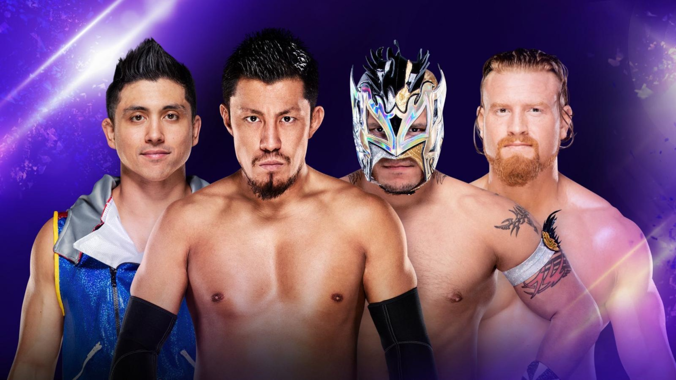 TJP, Akira Tozawa, Kalisto and Buddy Murphy