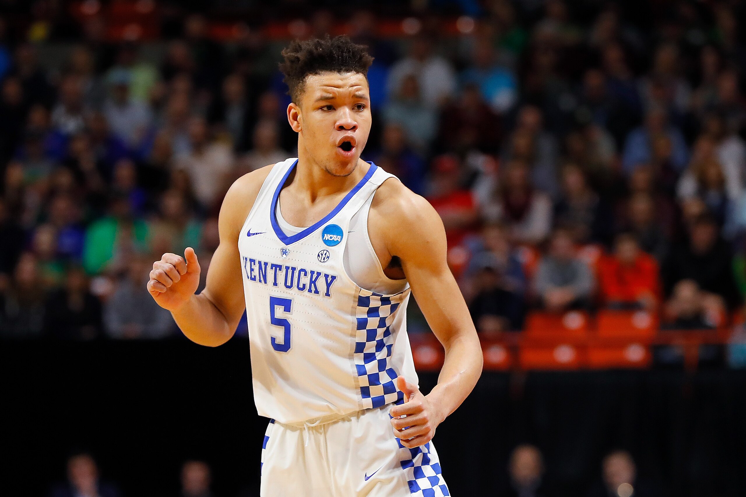 The Sixers could use another scoring forward like Stephen Knox, who works well off the ball as a spot-up player and shooter off screens.