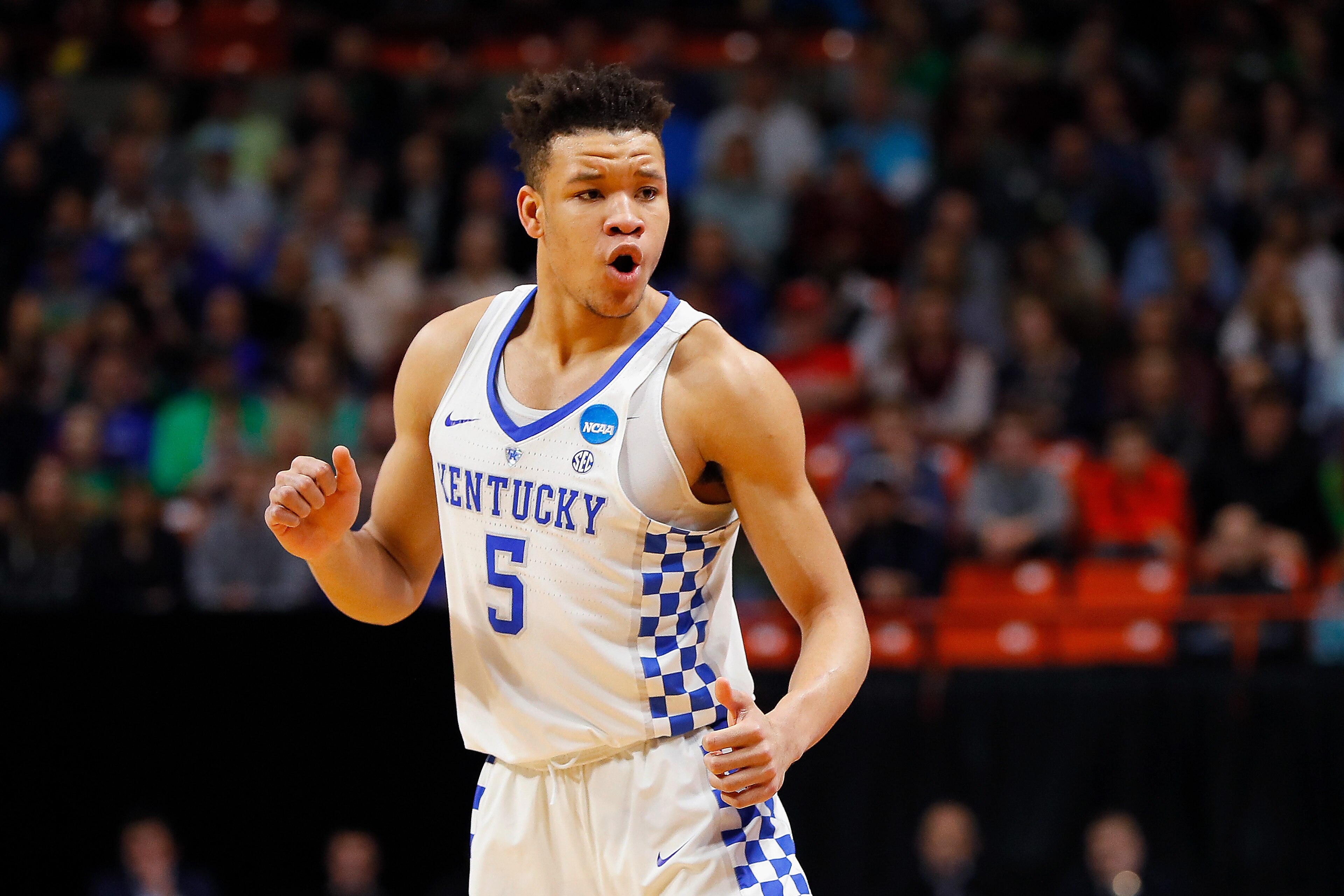 The Sixers could use another scoring forward like Stephen Knox, who works well off the ball as a spot-up player and shooter off screens.