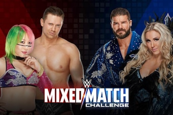 Asuka and The Miz took on Bobby Roode and Charlotte Flair in the final round of the Mixed Match Challenge.