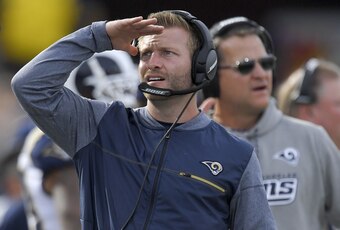 Rams head coach Sean McVay