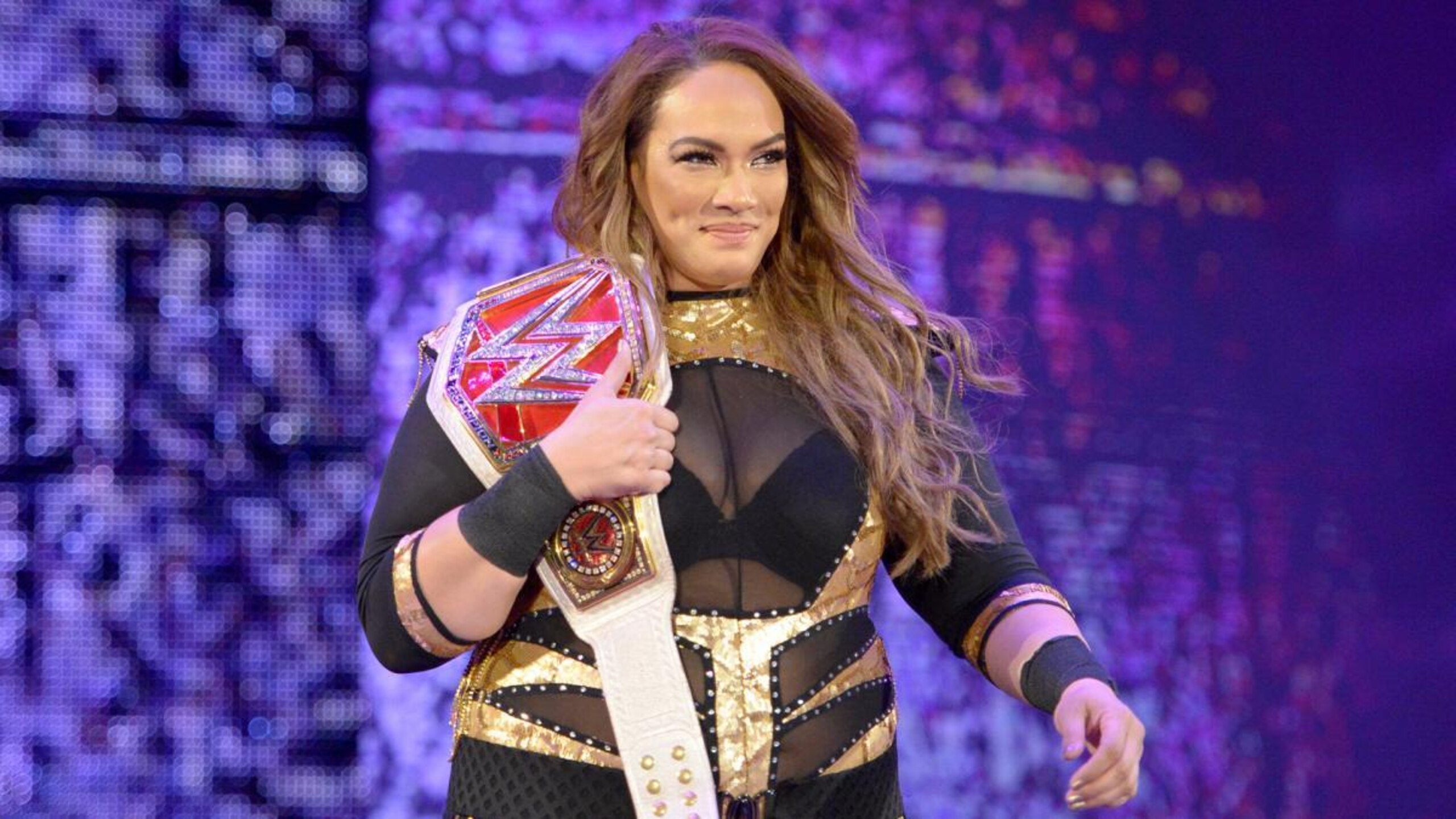 That title definitely shouldn't be showing up on SmackDown.