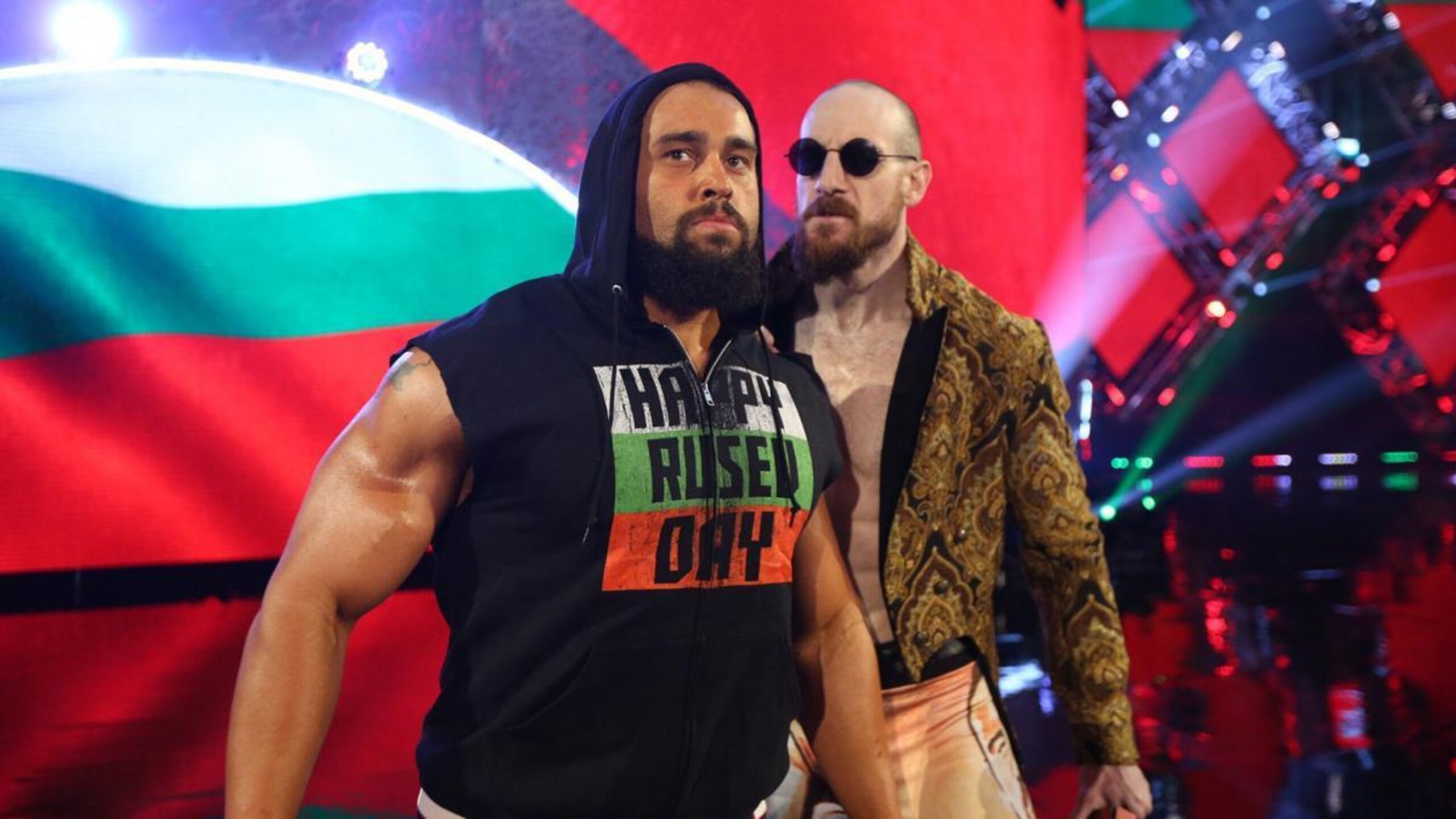 Rusev and Aiden English.