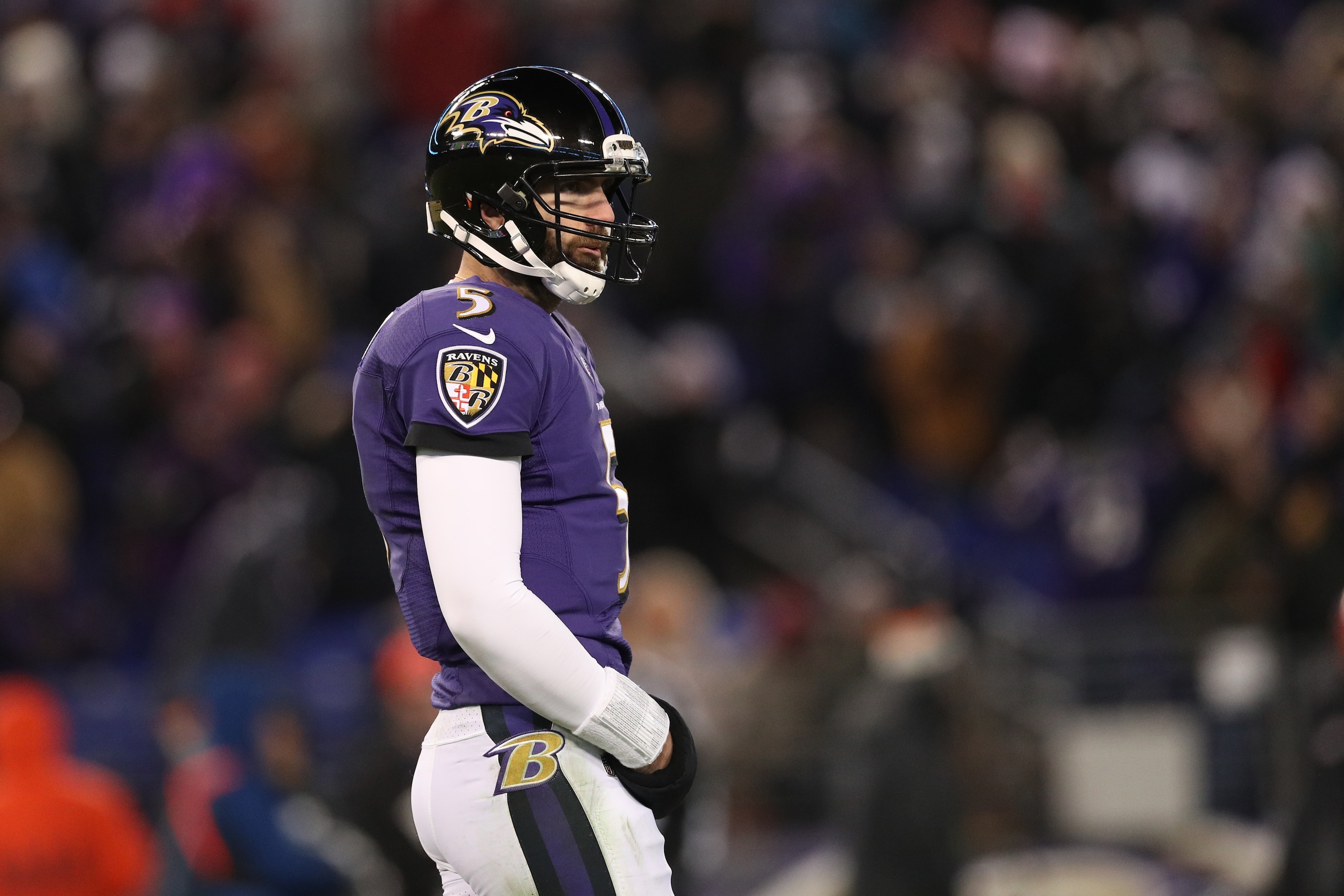 One way or another, the Ravens need to get Joe Flacco some receiving help.