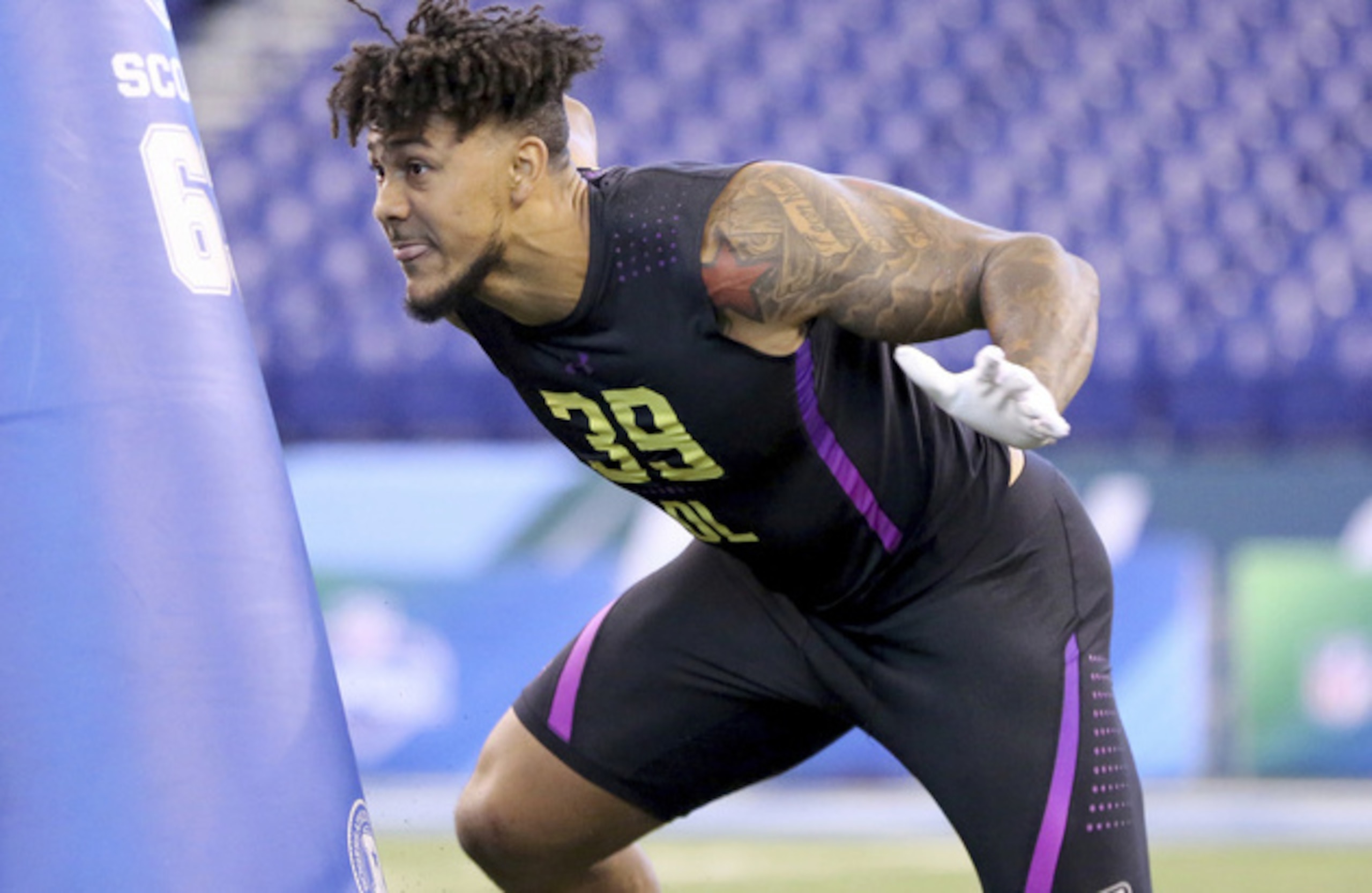 A pass-rusher such as Harold Landry of Boston College would help New England's defense.