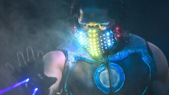Mustafa Ali in his best Sub-Zero cosplay.