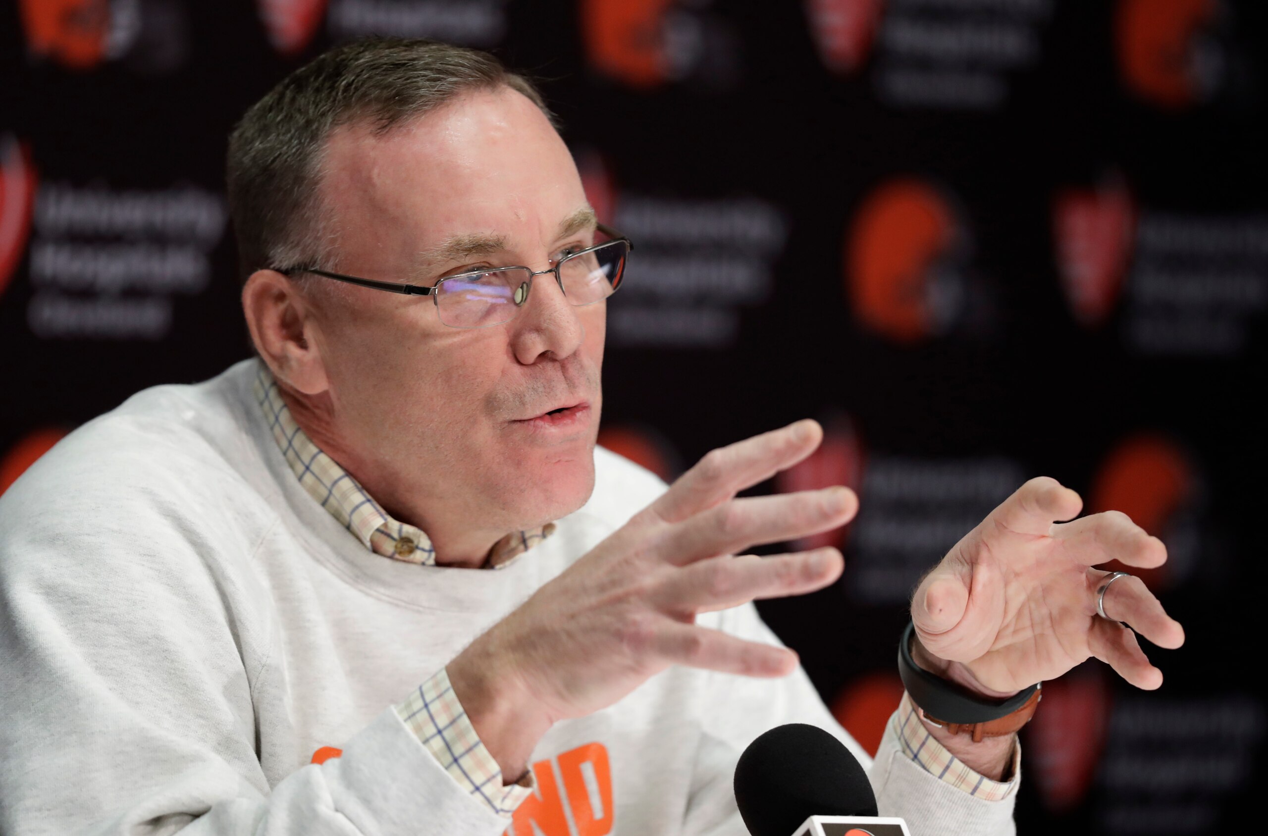 As of Thursday, Browns general manager John Dorsey has nine chances to bring impact players to Cleveland. As of Thursday, Browns general manager John Dorsey has nine chances to bring impact players to Cleveland.