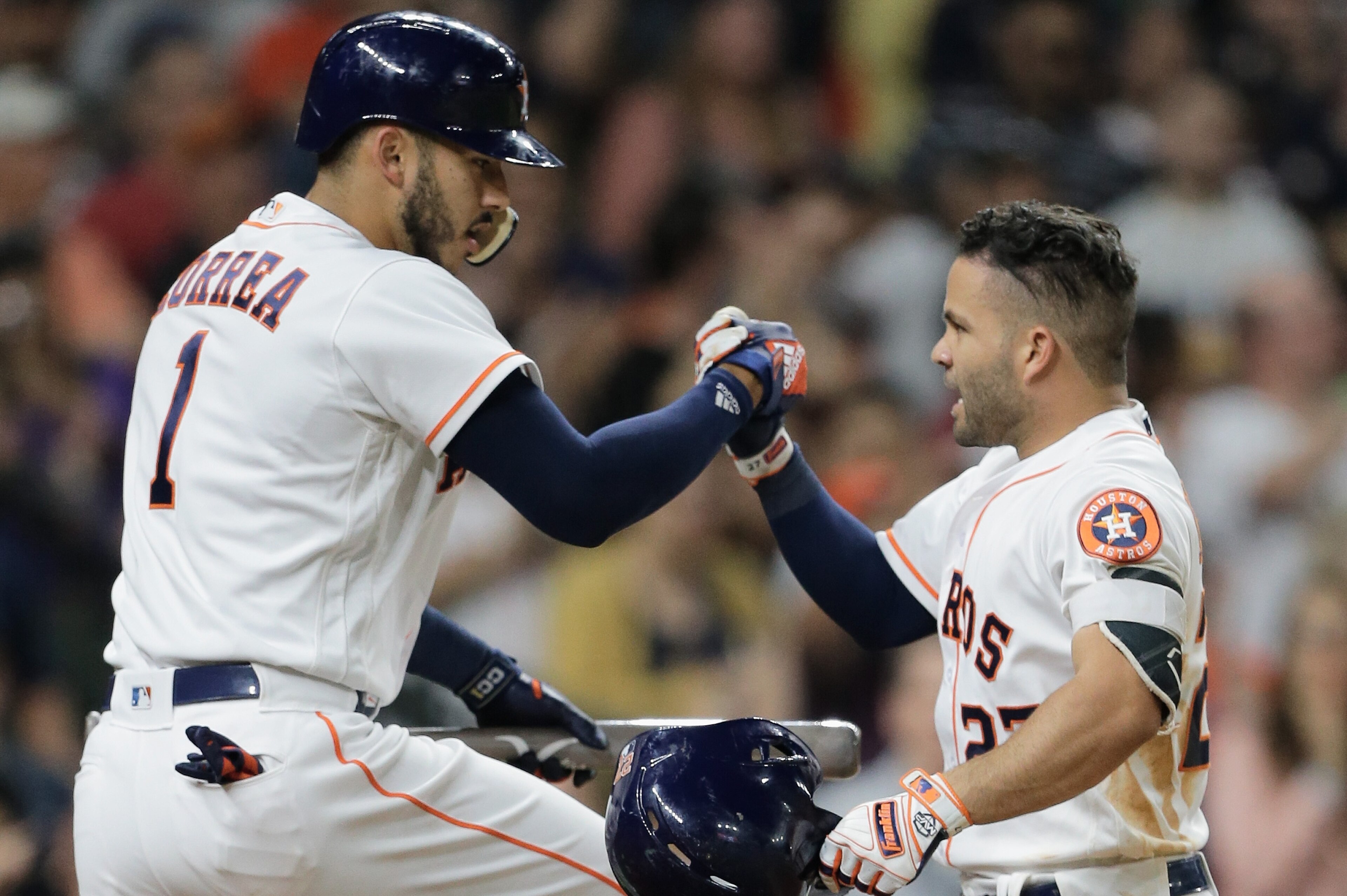 Carlos Correa and Jose Altuve
