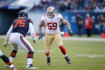 Aaron Lynch came over from San Francisco in March.