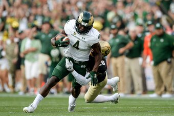 Third-round wide receiver Michael Gallup at Colorado State