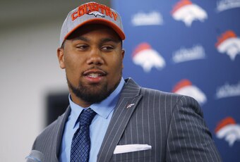 Denver Broncos defensive end Bradley Chubb