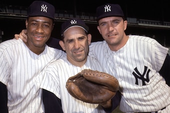 Yogi Berra (center)