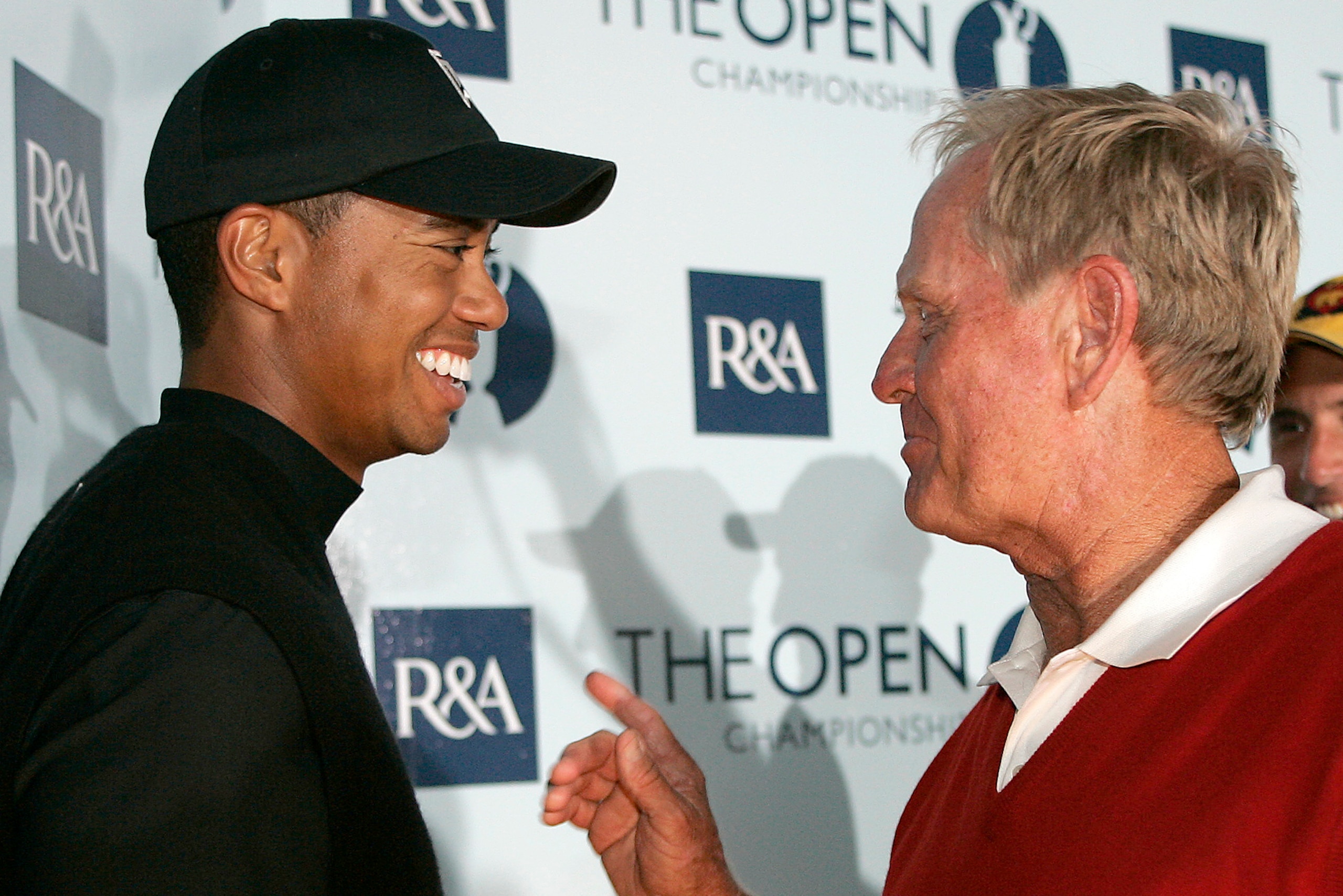 Tiger Woods and Jack Nicklaus