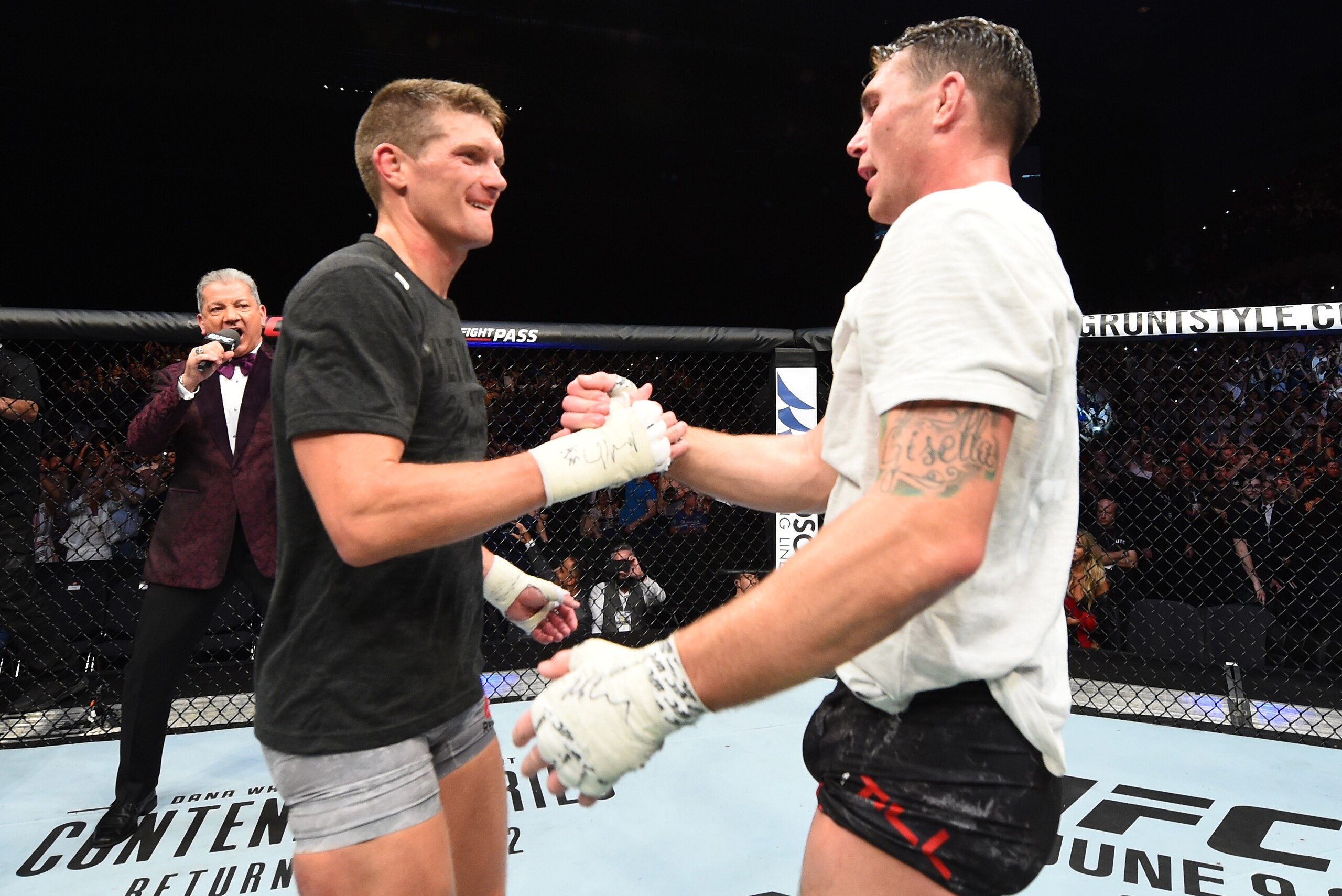 Stephen Thompson (left) and Darren Till
