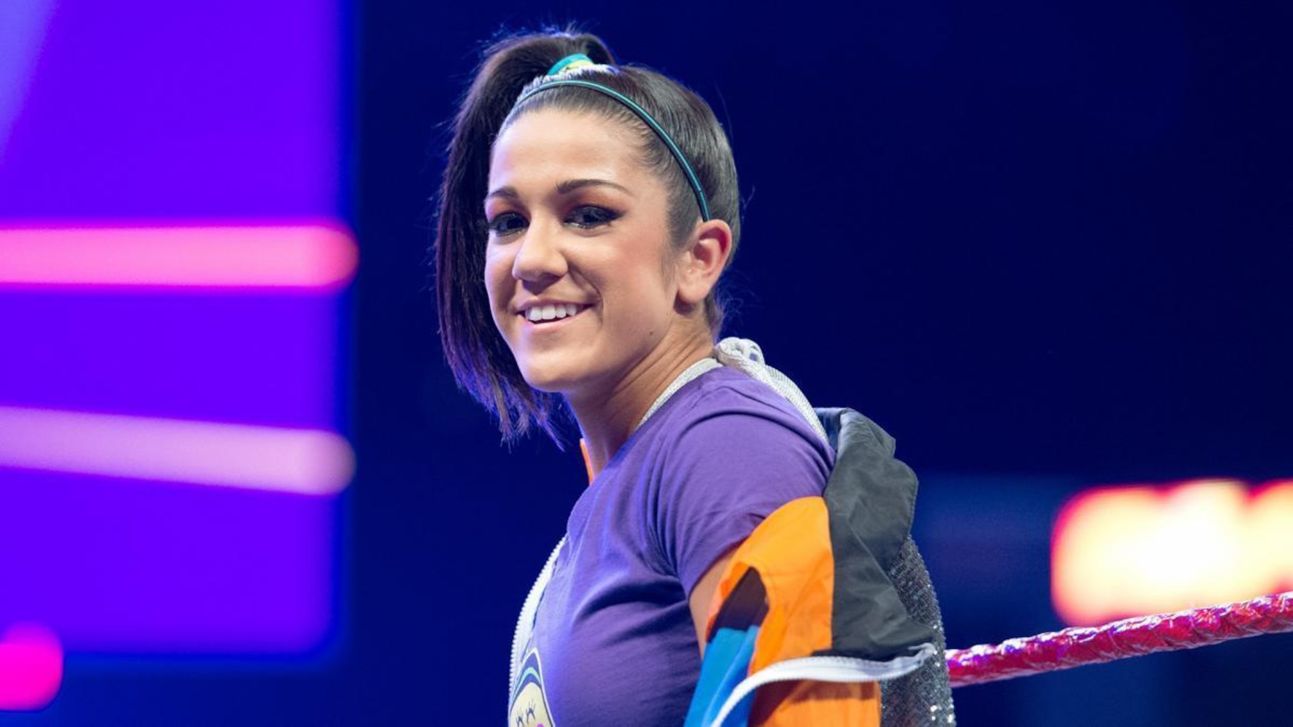 Bayley during her Raw debut.