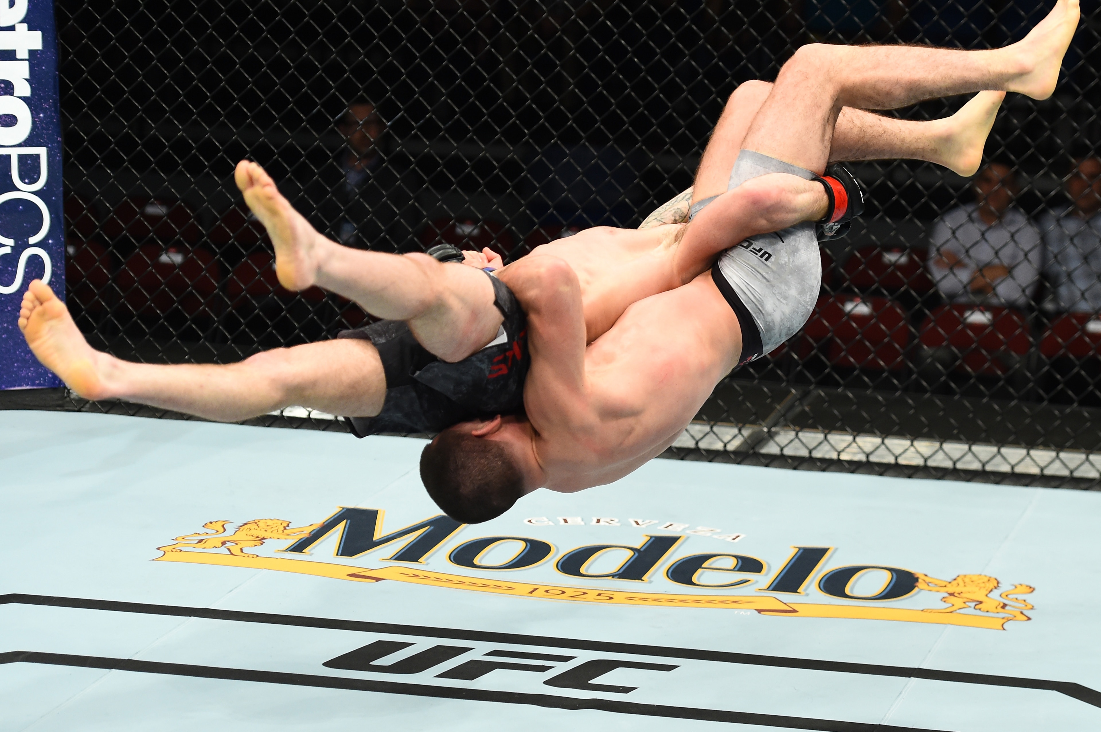 Jarred Brooks' slam goes wrong against Jose Torres.